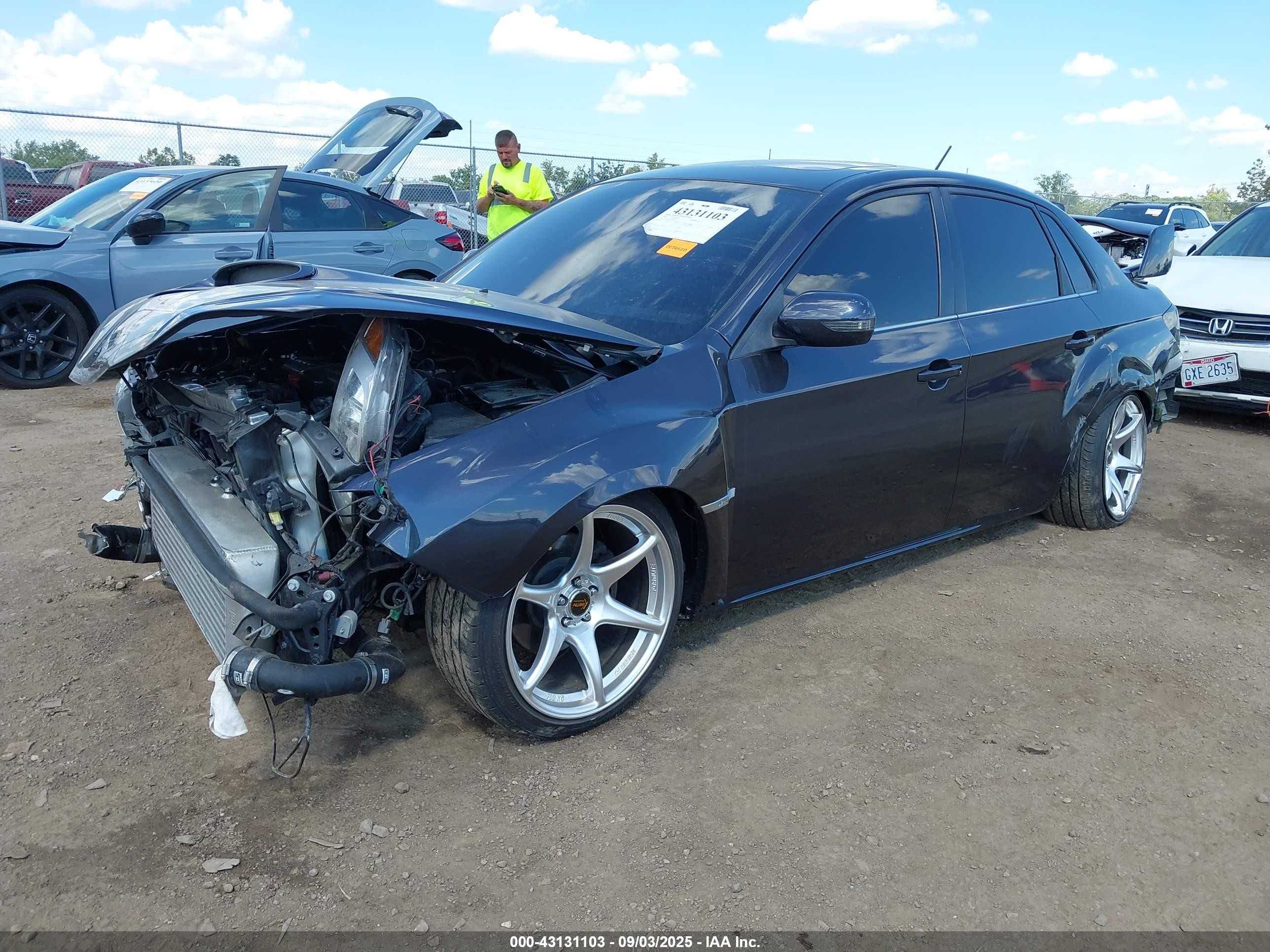 2014 Subaru Impreza Wrx Premium Gray vin: JF1GV7F64EG005162