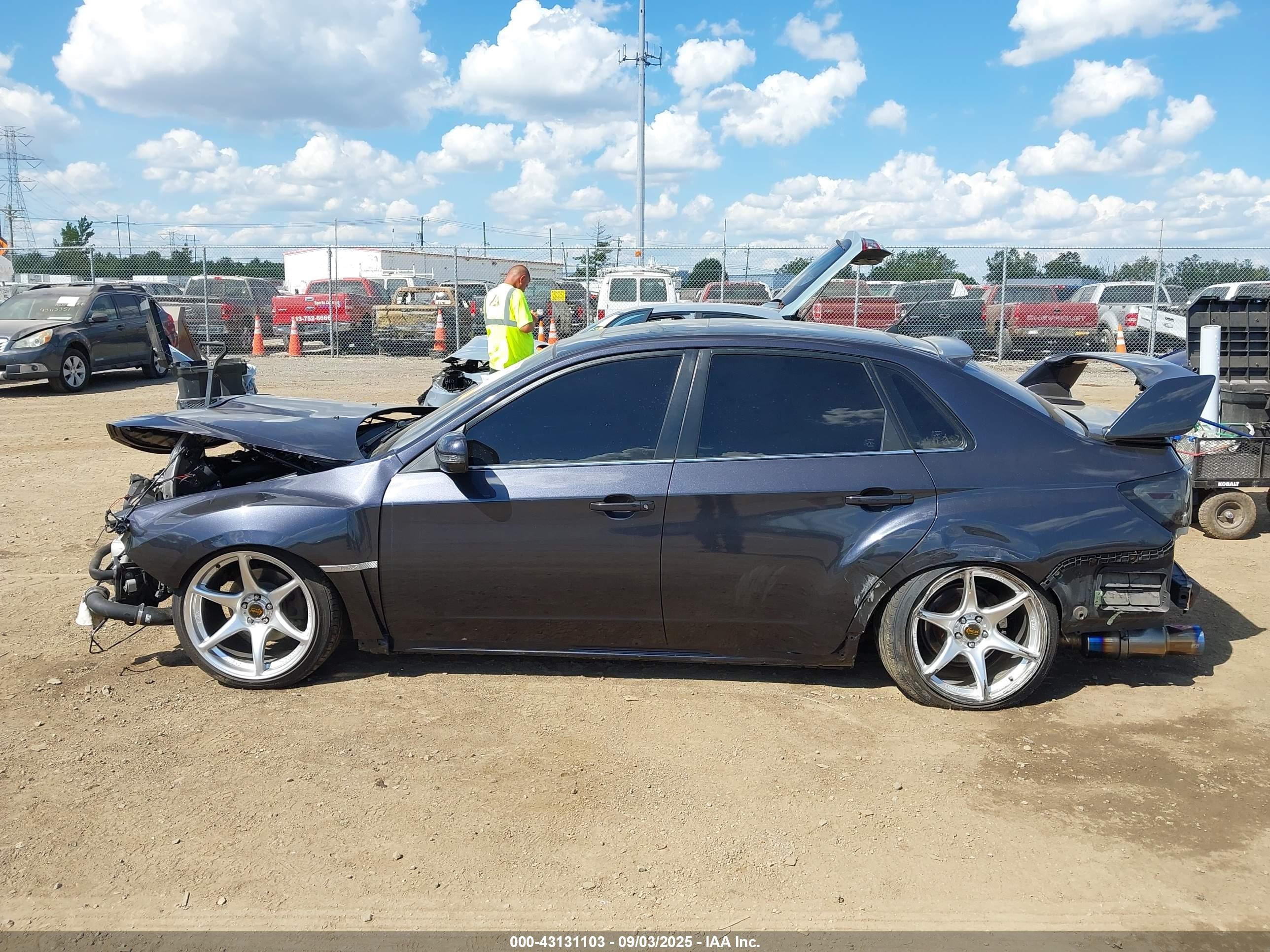 2014 Subaru Impreza Wrx Premium Gray vin: JF1GV7F64EG005162