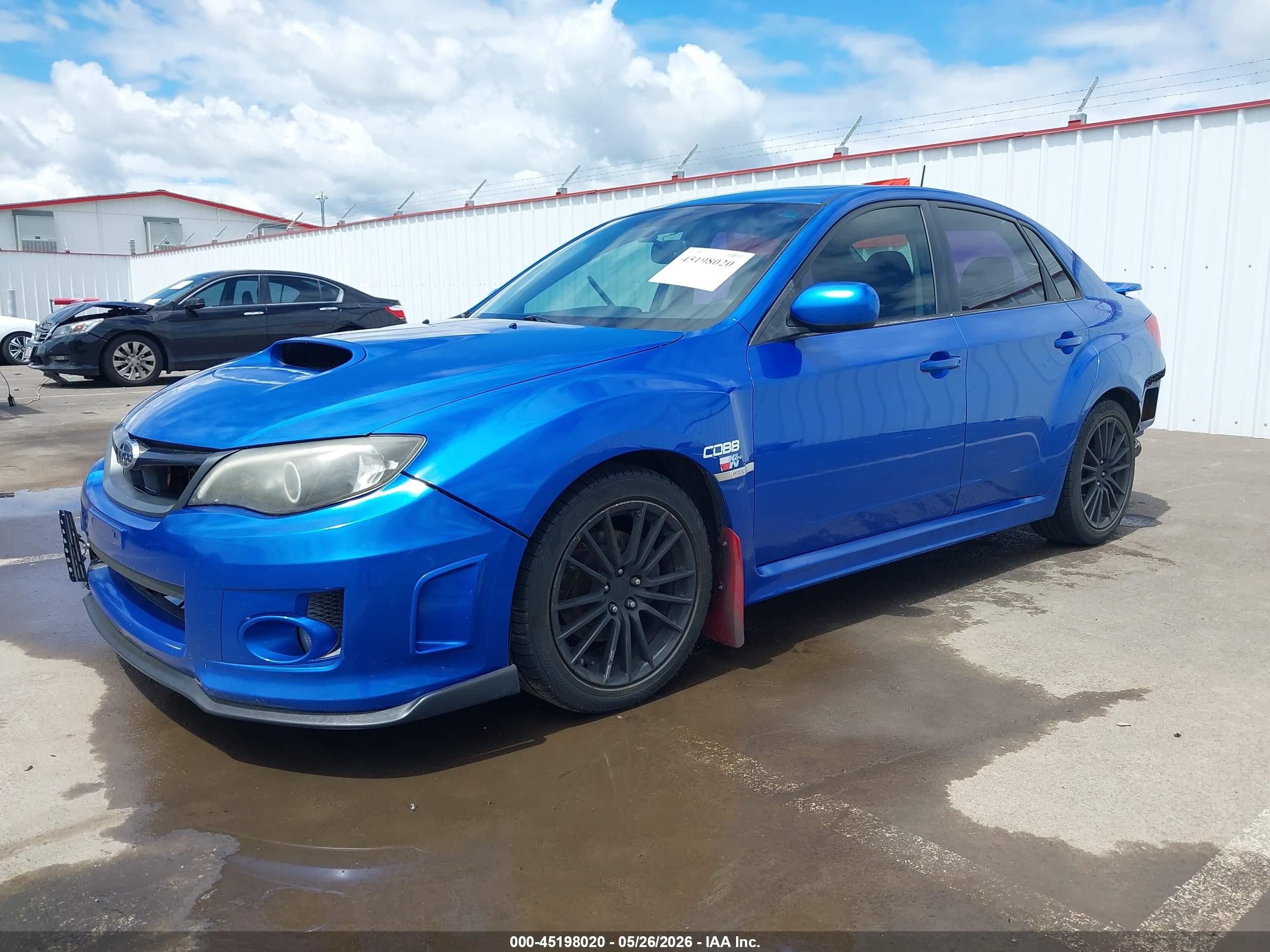 2013 Subaru Impreza Wrx Premium Blue vin: JF1GV7F65DG024852