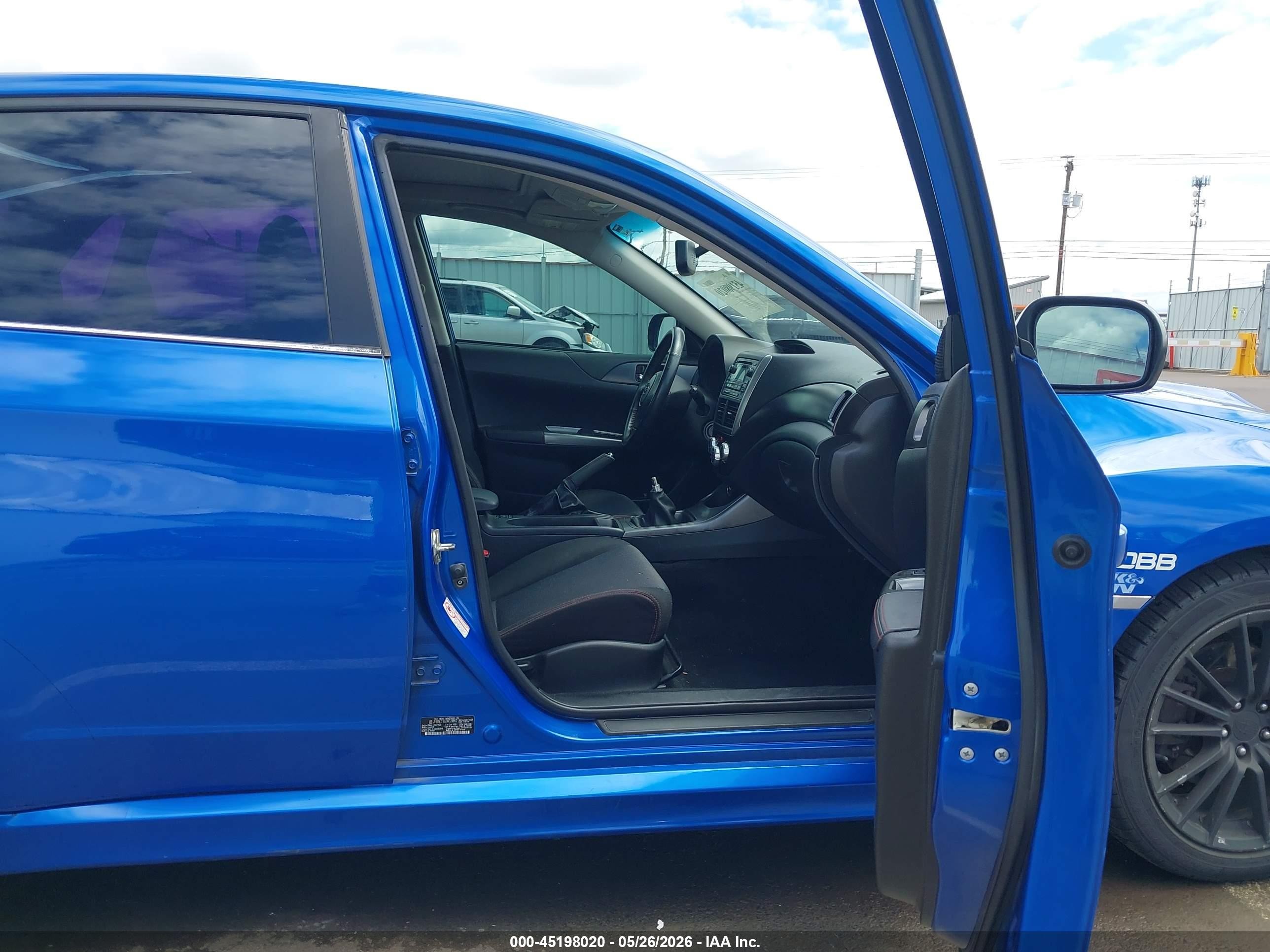 2013 Subaru Impreza Wrx Premium Blue vin: JF1GV7F65DG024852