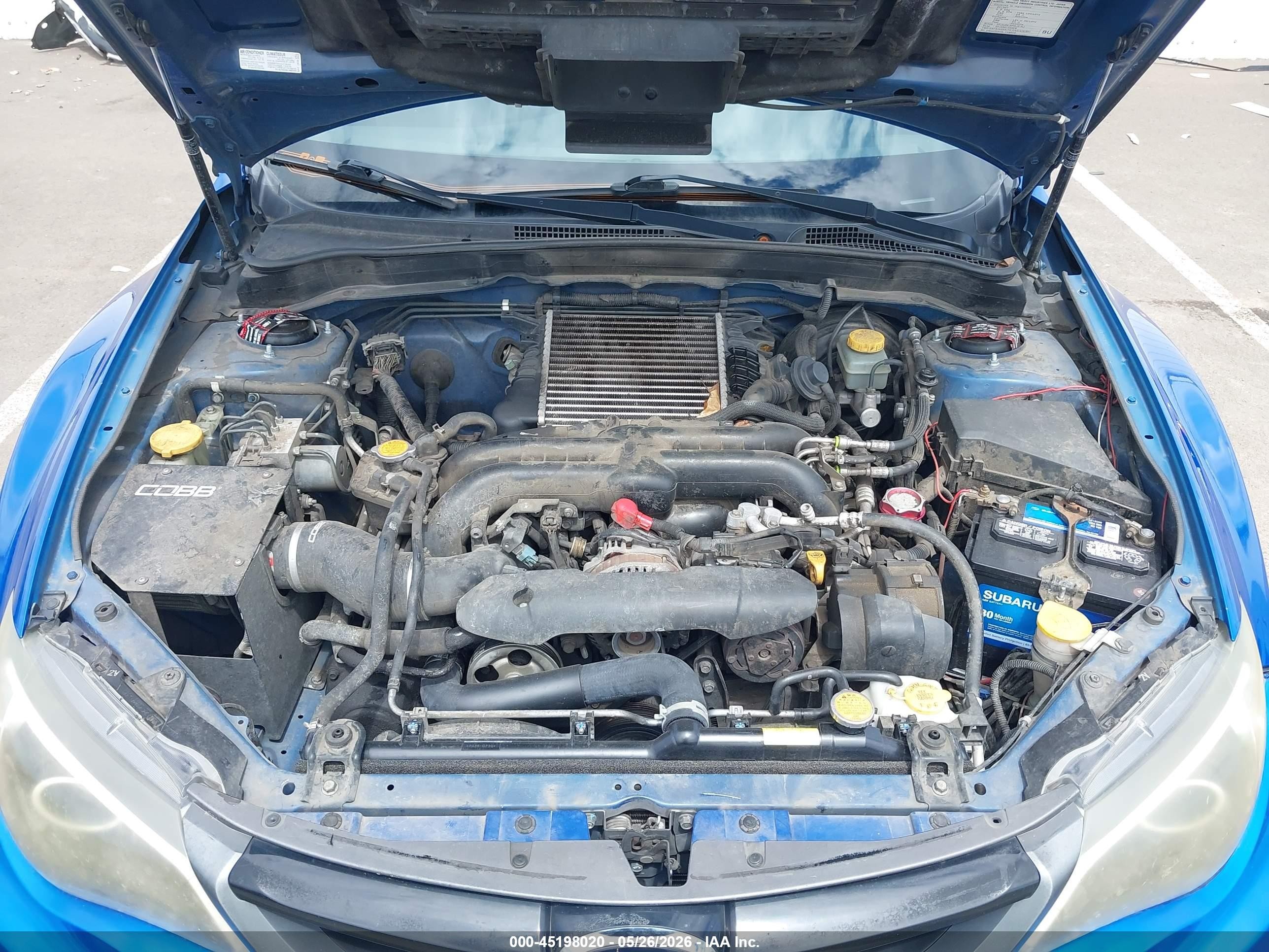 2013 Subaru Impreza Wrx Premium Blue vin: JF1GV7F65DG024852