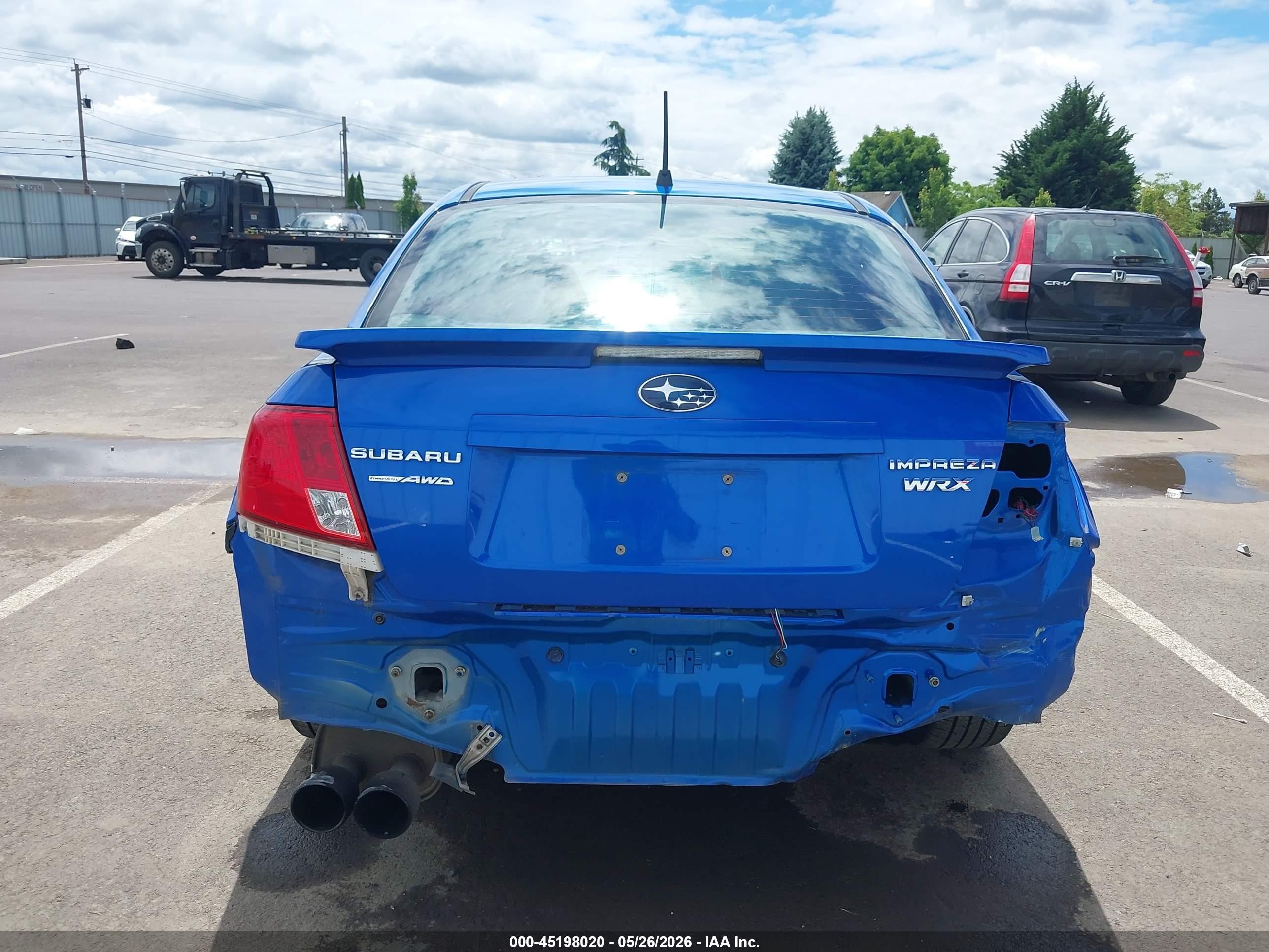 2013 Subaru Impreza Wrx Premium Blue vin: JF1GV7F65DG024852