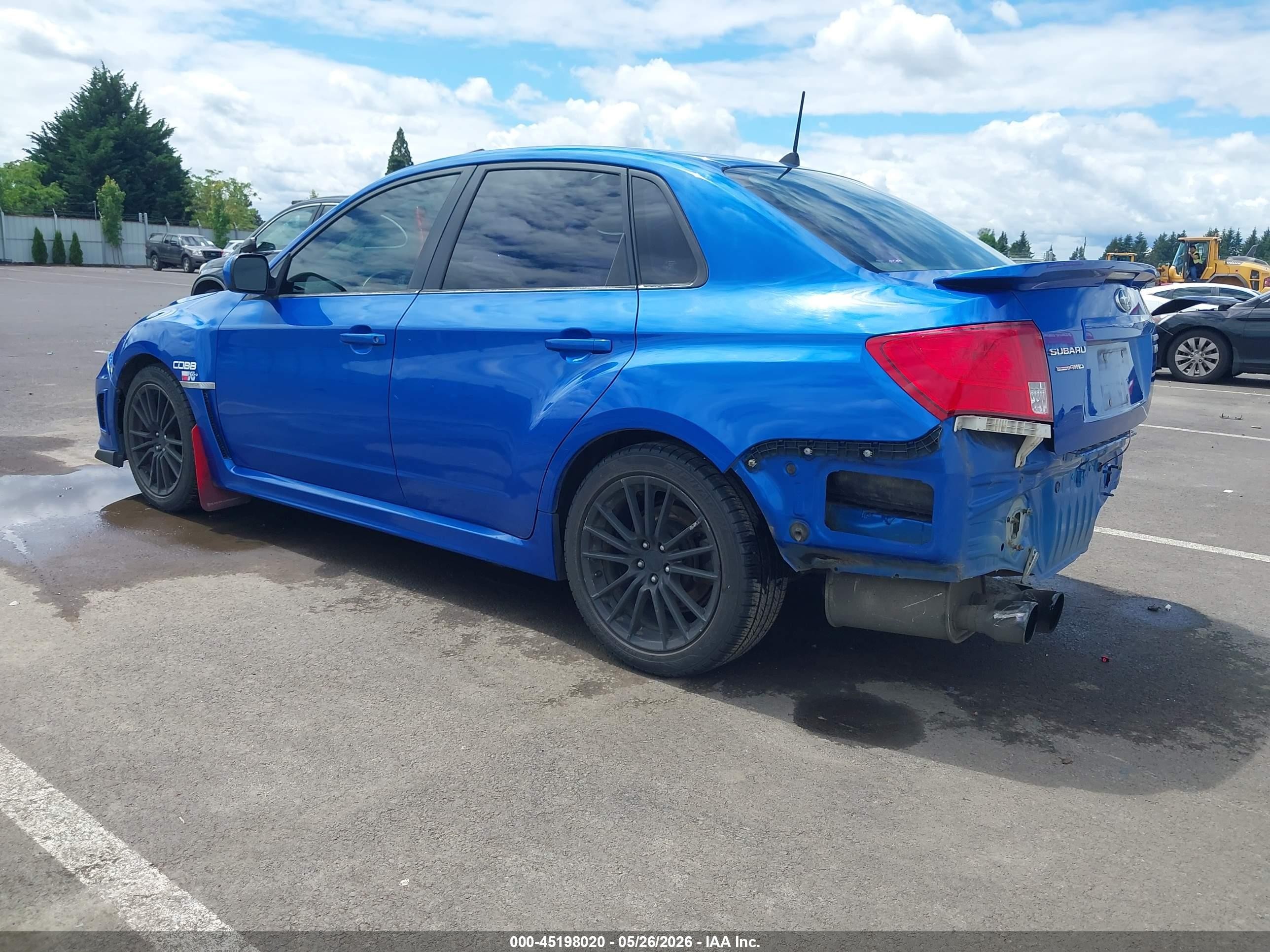 2013 Subaru Impreza Wrx Premium Blue vin: JF1GV7F65DG024852