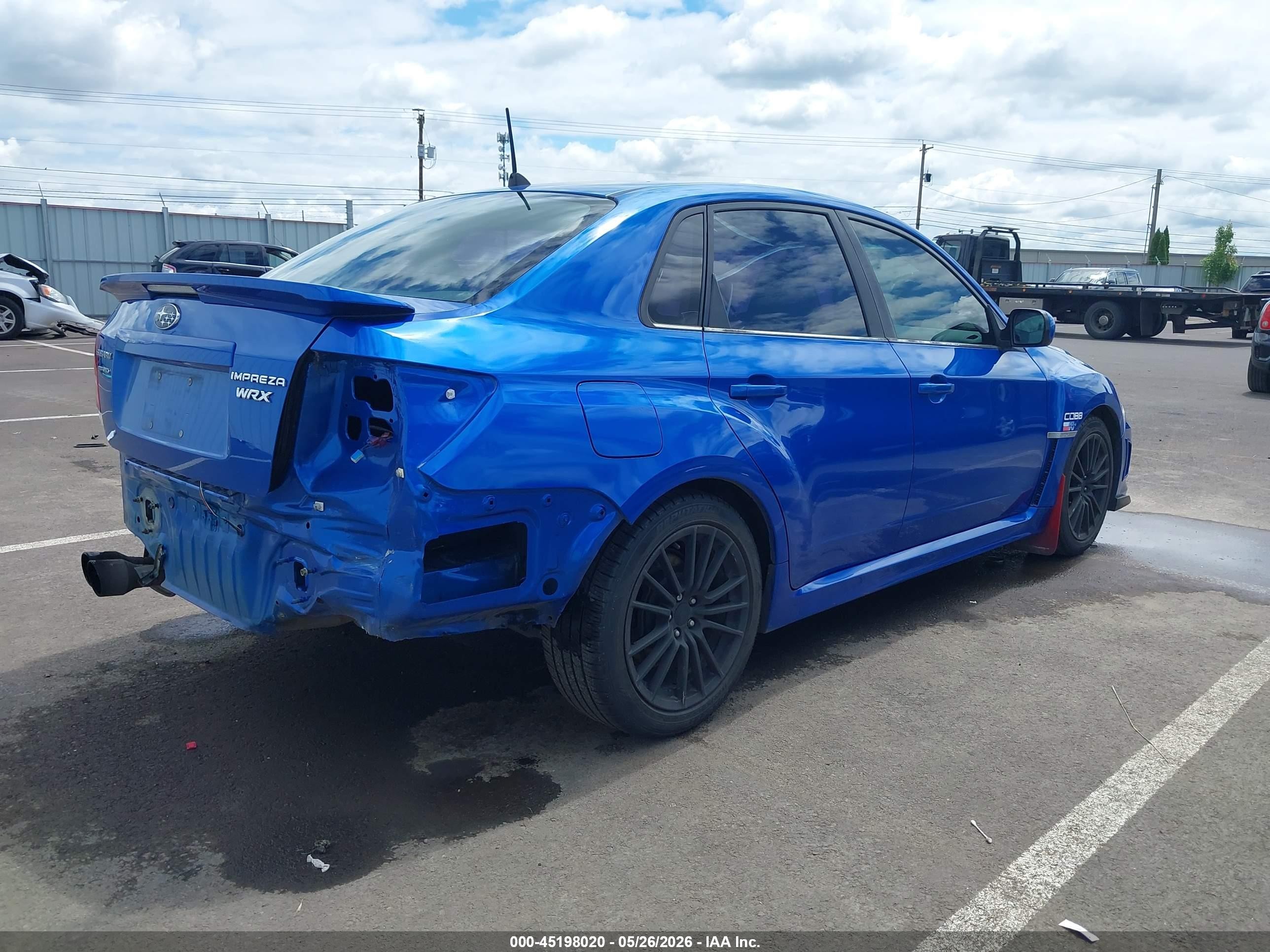 2013 Subaru Impreza Wrx Premium Blue vin: JF1GV7F65DG024852