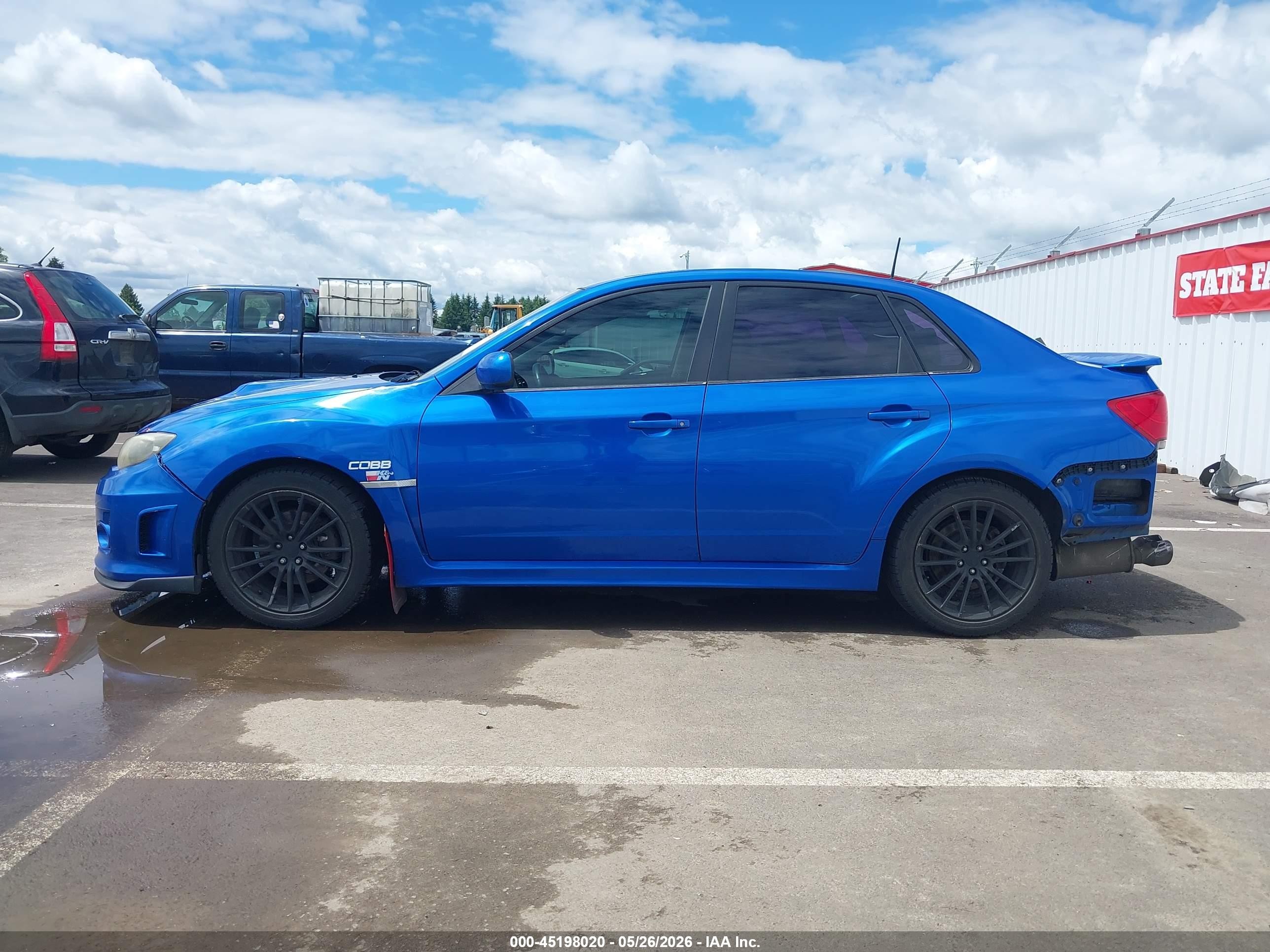 2013 Subaru Impreza Wrx Premium Blue vin: JF1GV7F65DG024852