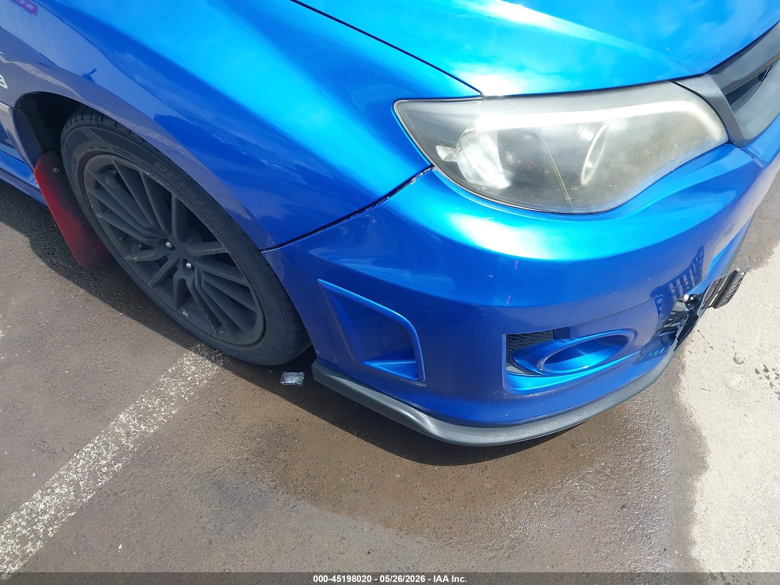 2013 Subaru Impreza Wrx Premium Blue vin: JF1GV7F65DG024852