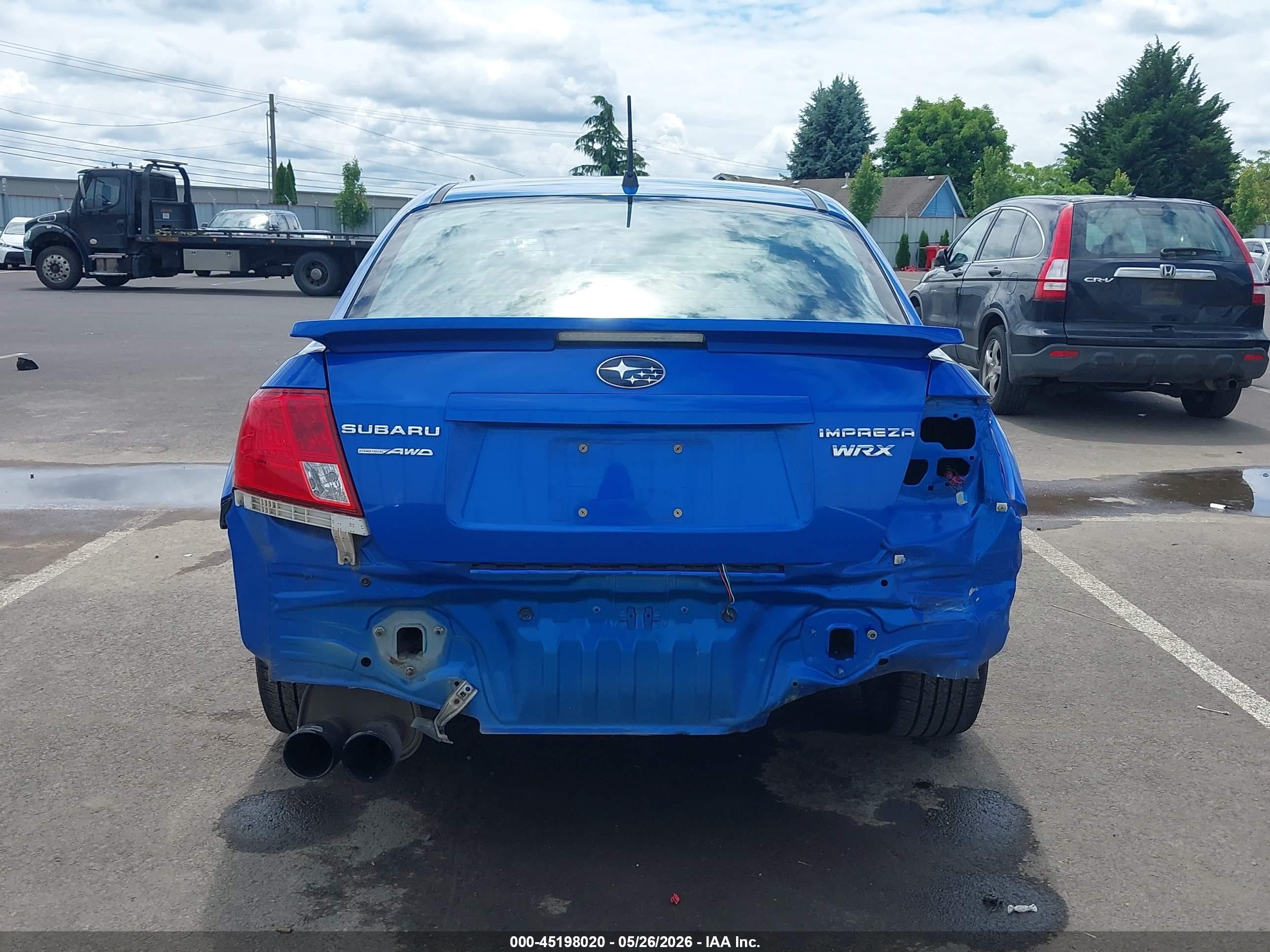 2013 Subaru Impreza Wrx Premium Blue vin: JF1GV7F65DG024852