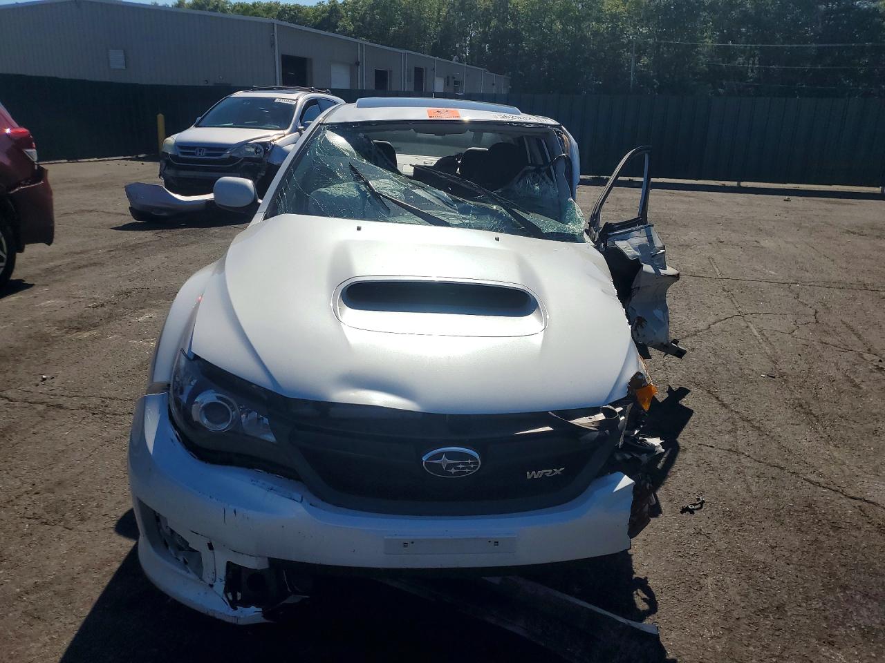 2011 Subaru Impreza Wrx White vin: JF1GV7F66BG522880