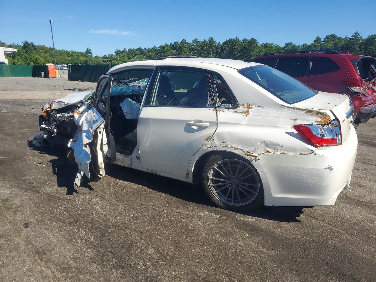 2011 Subaru Impreza Wrx White vin: JF1GV7F66BG522880