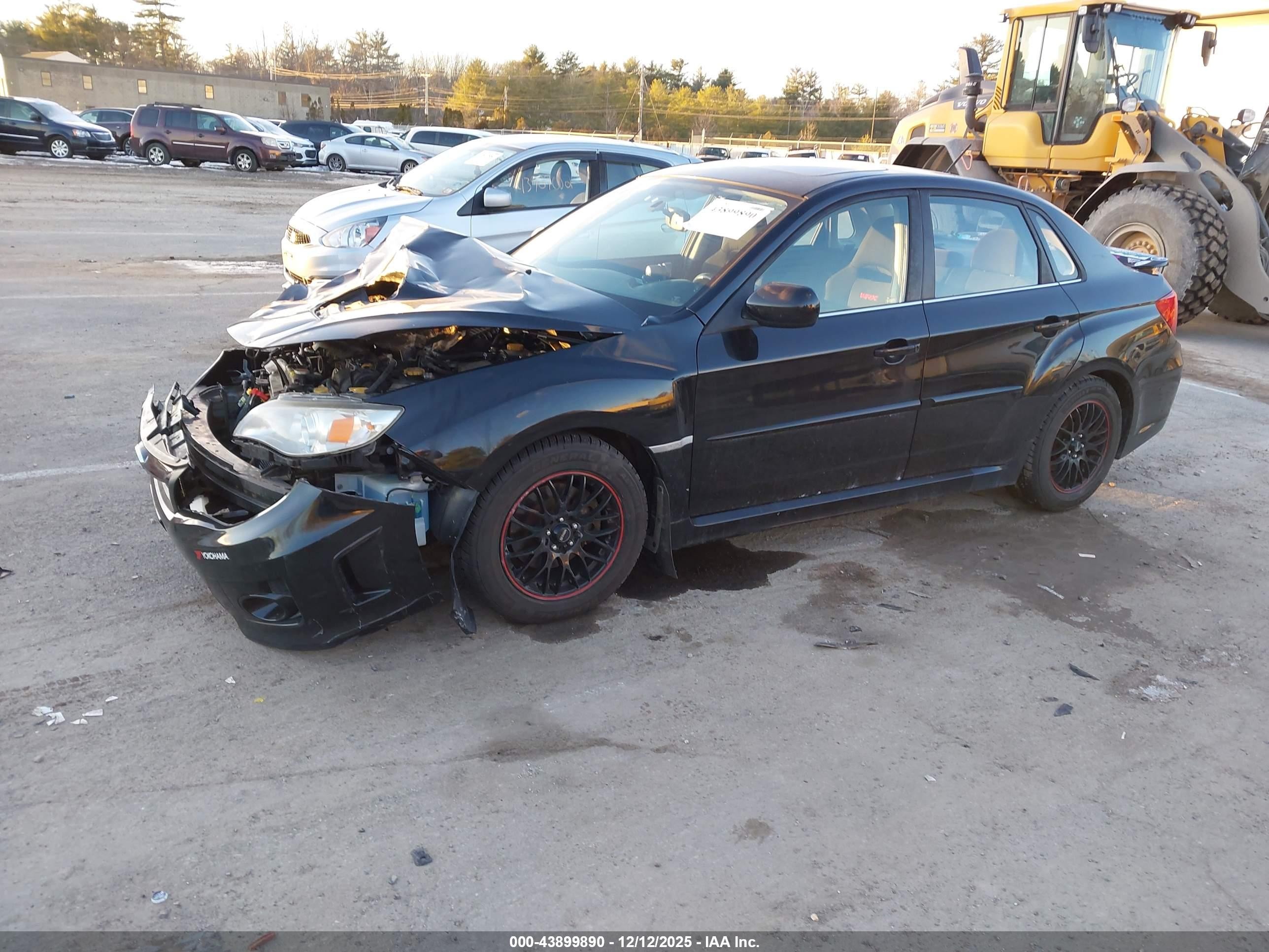 2014 Subaru Impreza Wrx Premium Black vin: JF1GV7F66EG007513