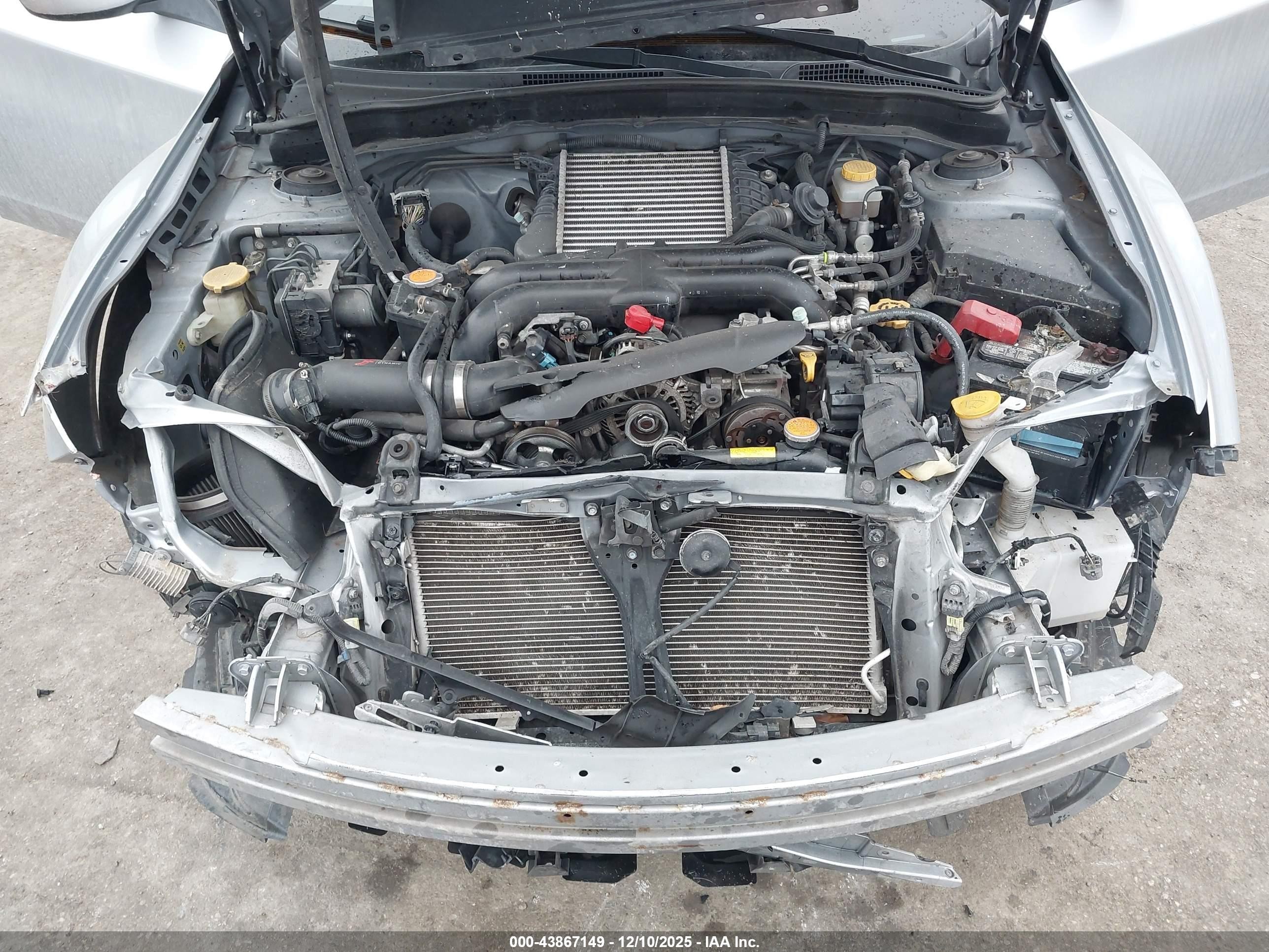 2014 Subaru Impreza Wrx Premium Silver vin: JF1GV7F66EG010735
