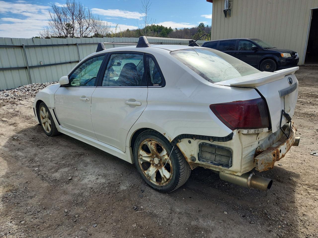 2011 Subaru Impreza Wrx White vin: JF1GV7F67BG524881