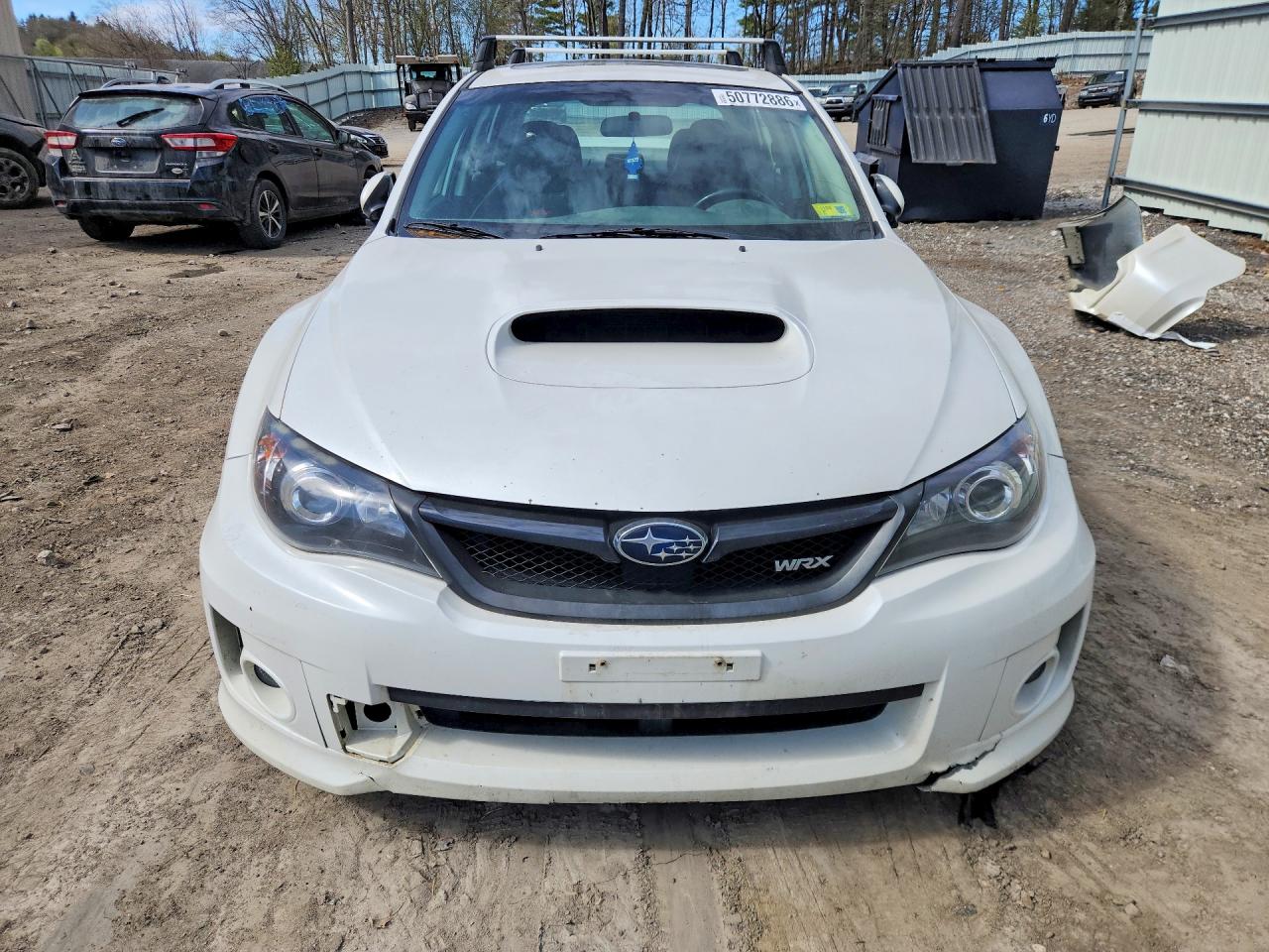 2011 Subaru Impreza Wrx White vin: JF1GV7F67BG524881