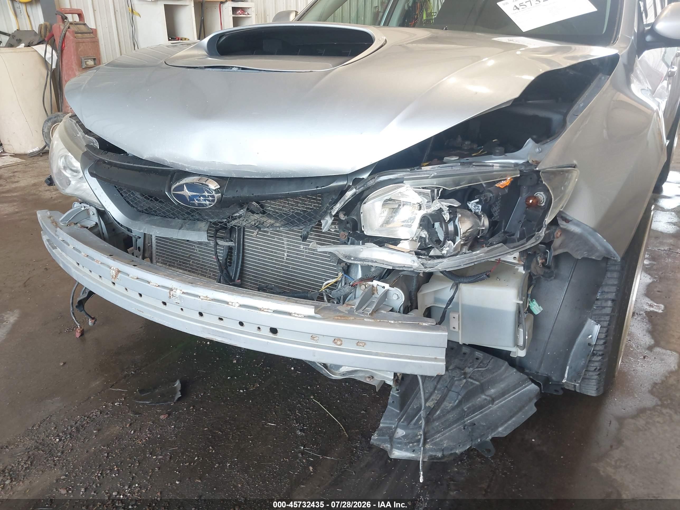 2013 Subaru Impreza Wrx Premium Серебряный vin: JF1GV7F67DG025534