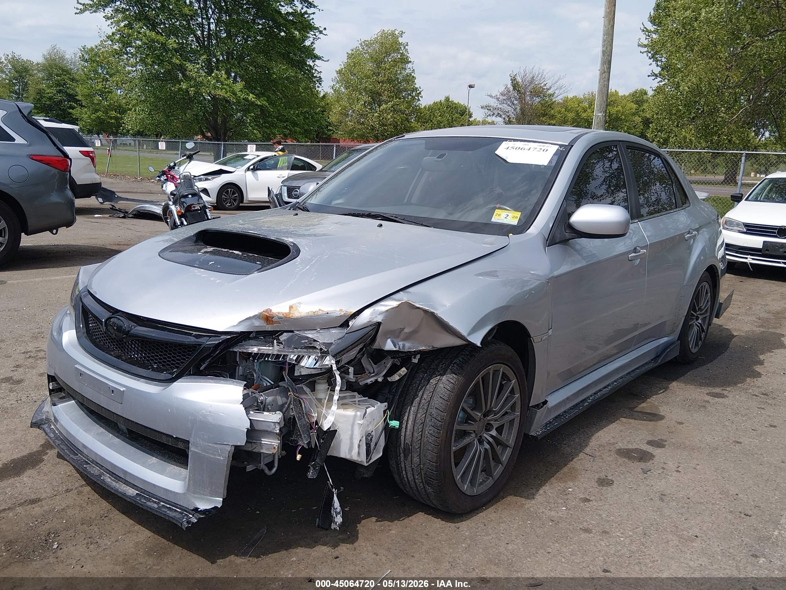 2014 Subaru Impreza Wrx Limited Silver vin: JF1GV7F68EG003916