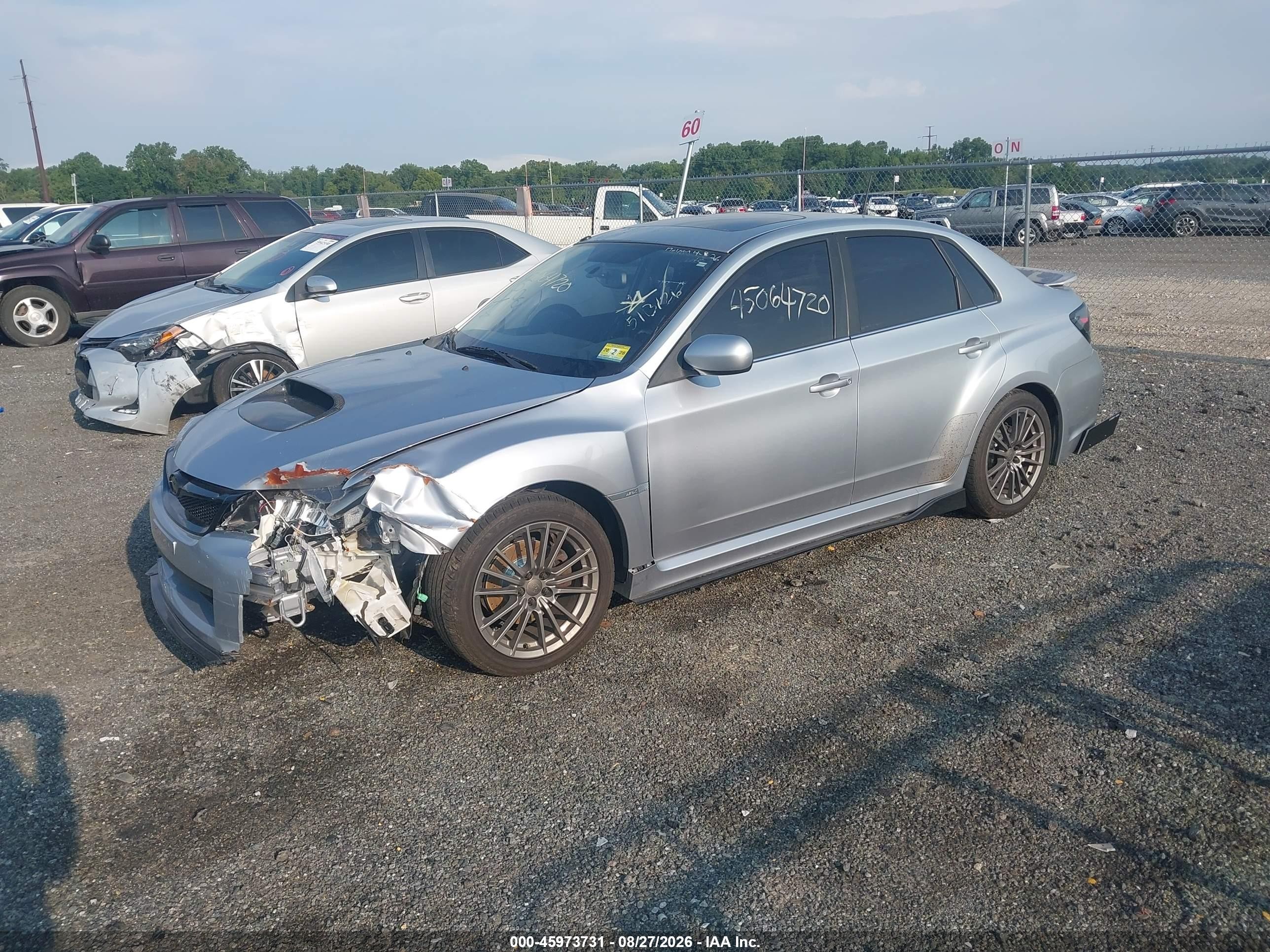 2014 Subaru Impreza Wrx Limited Silver vin: JF1GV7F68EG003916