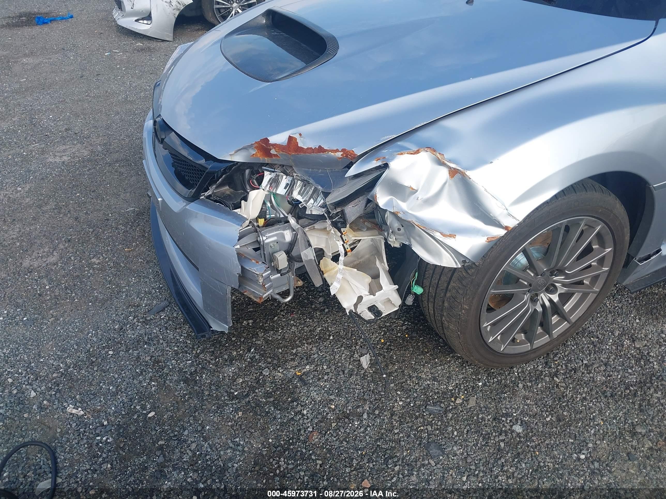 2014 Subaru Impreza Wrx Limited Silver vin: JF1GV7F68EG003916
