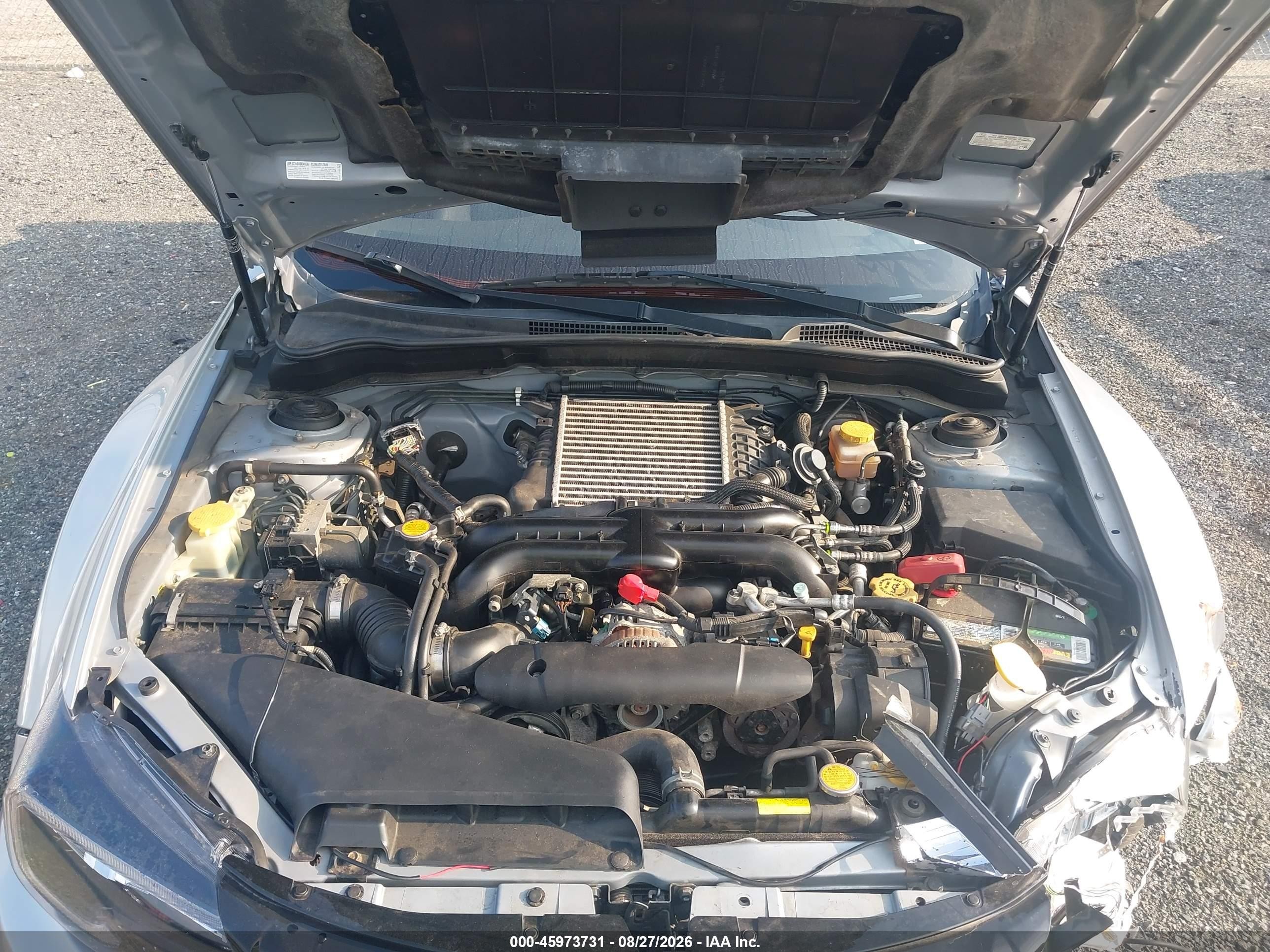 2014 Subaru Impreza Wrx Limited Silver vin: JF1GV7F68EG003916