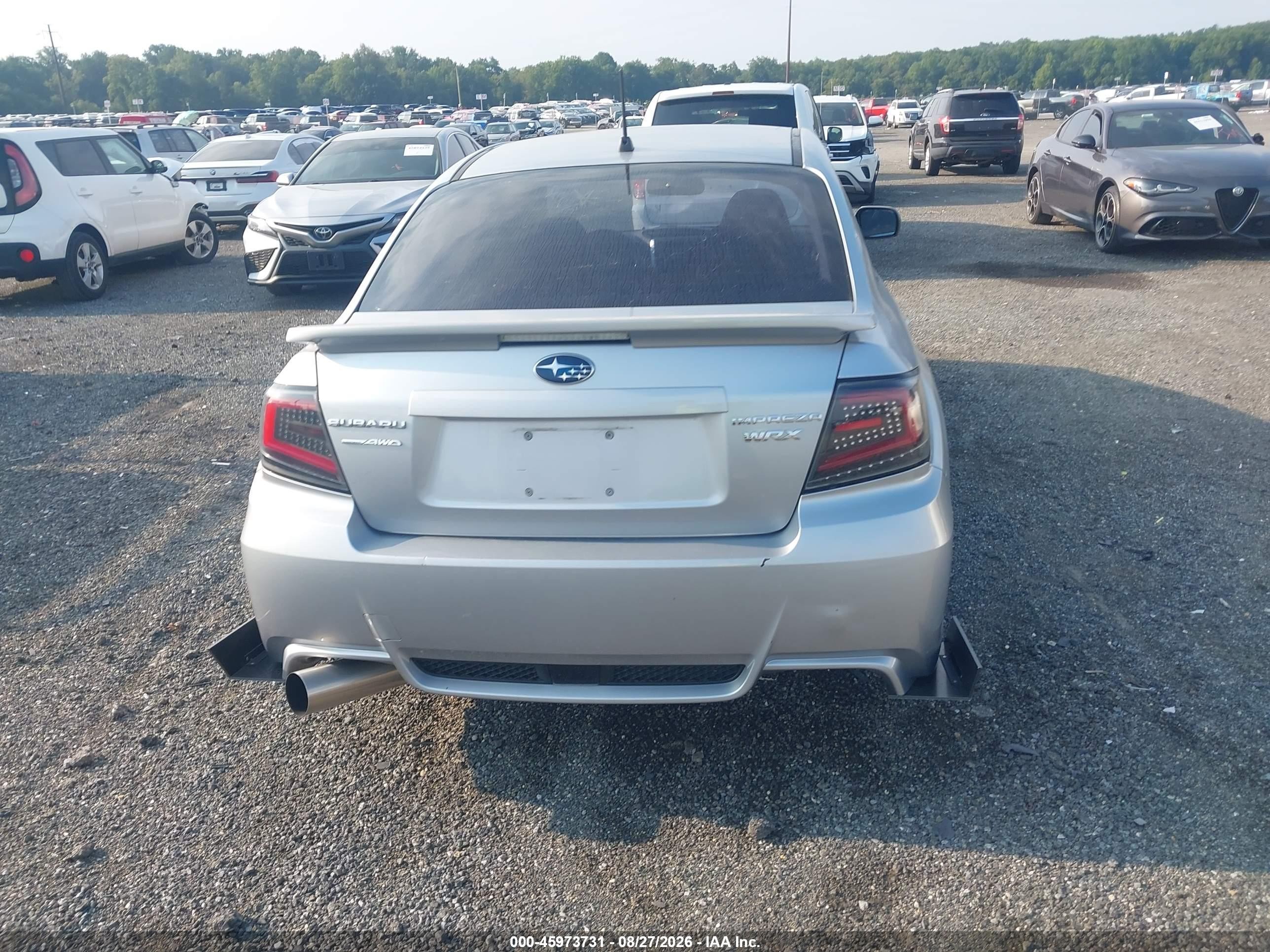 2014 Subaru Impreza Wrx Limited Silver vin: JF1GV7F68EG003916