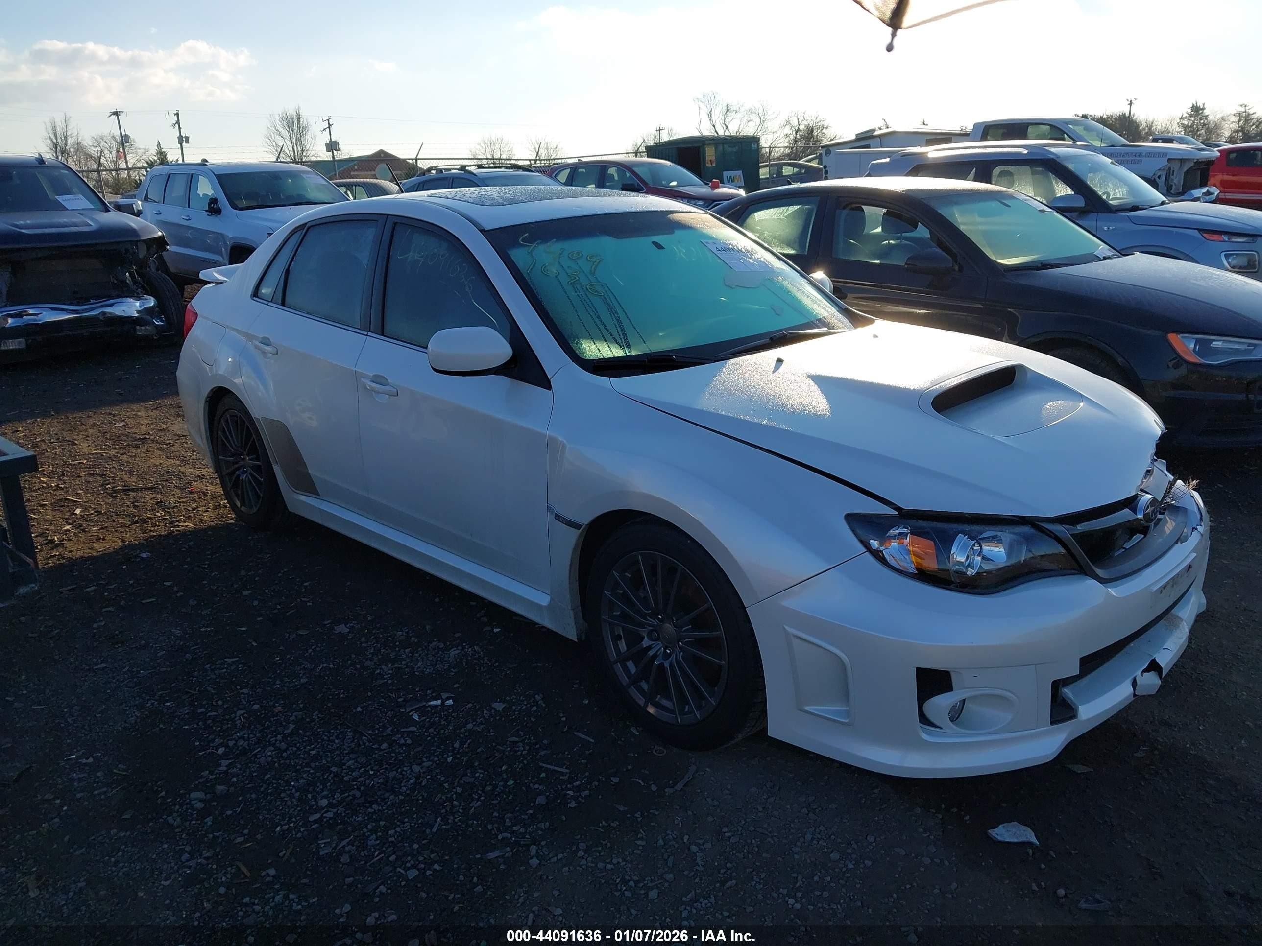 2011 Subaru Impreza Wrx Limited Белый vin: JF1GV7F69BG513977