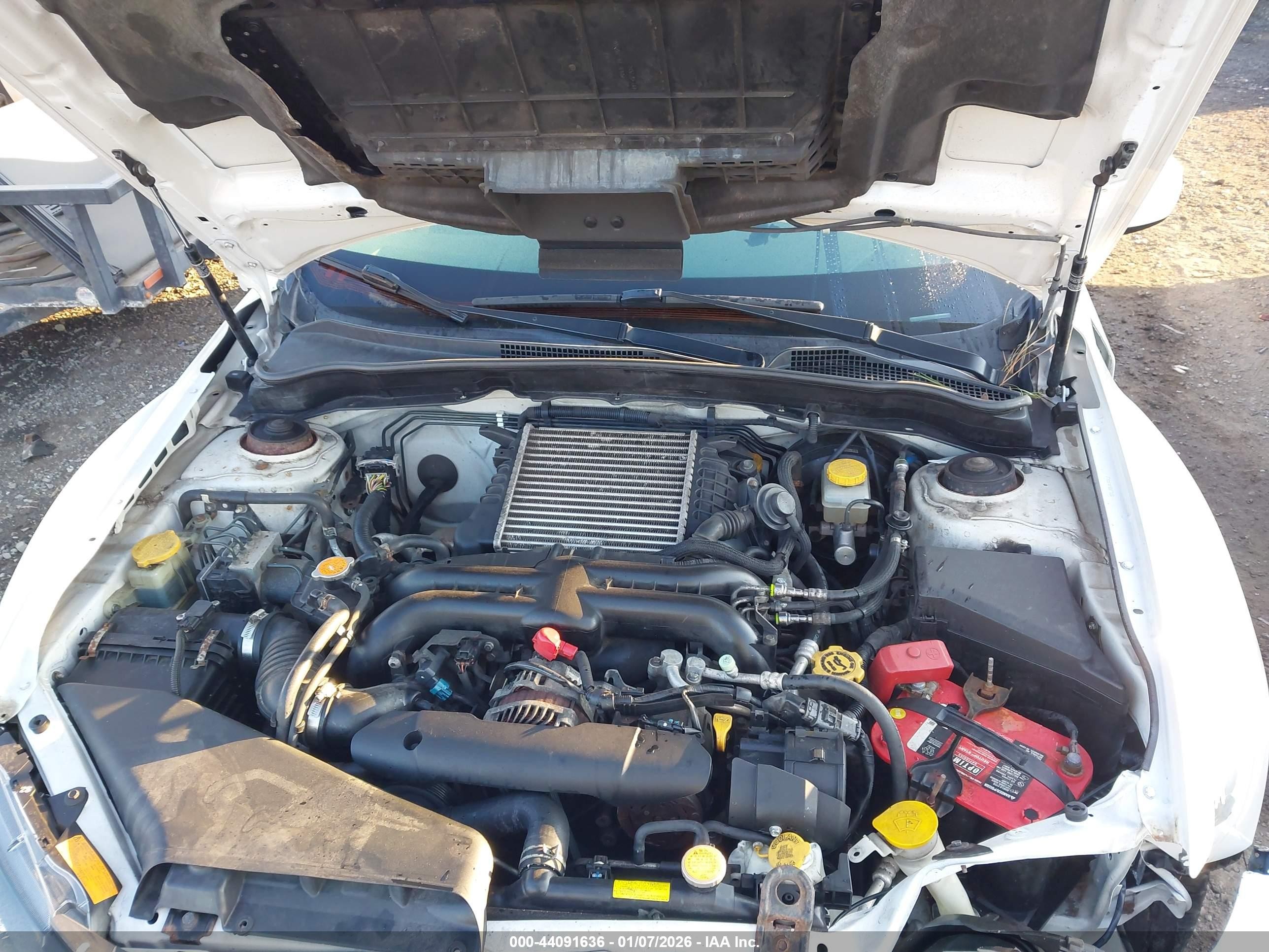 2011 Subaru Impreza Wrx Limited Белый vin: JF1GV7F69BG513977