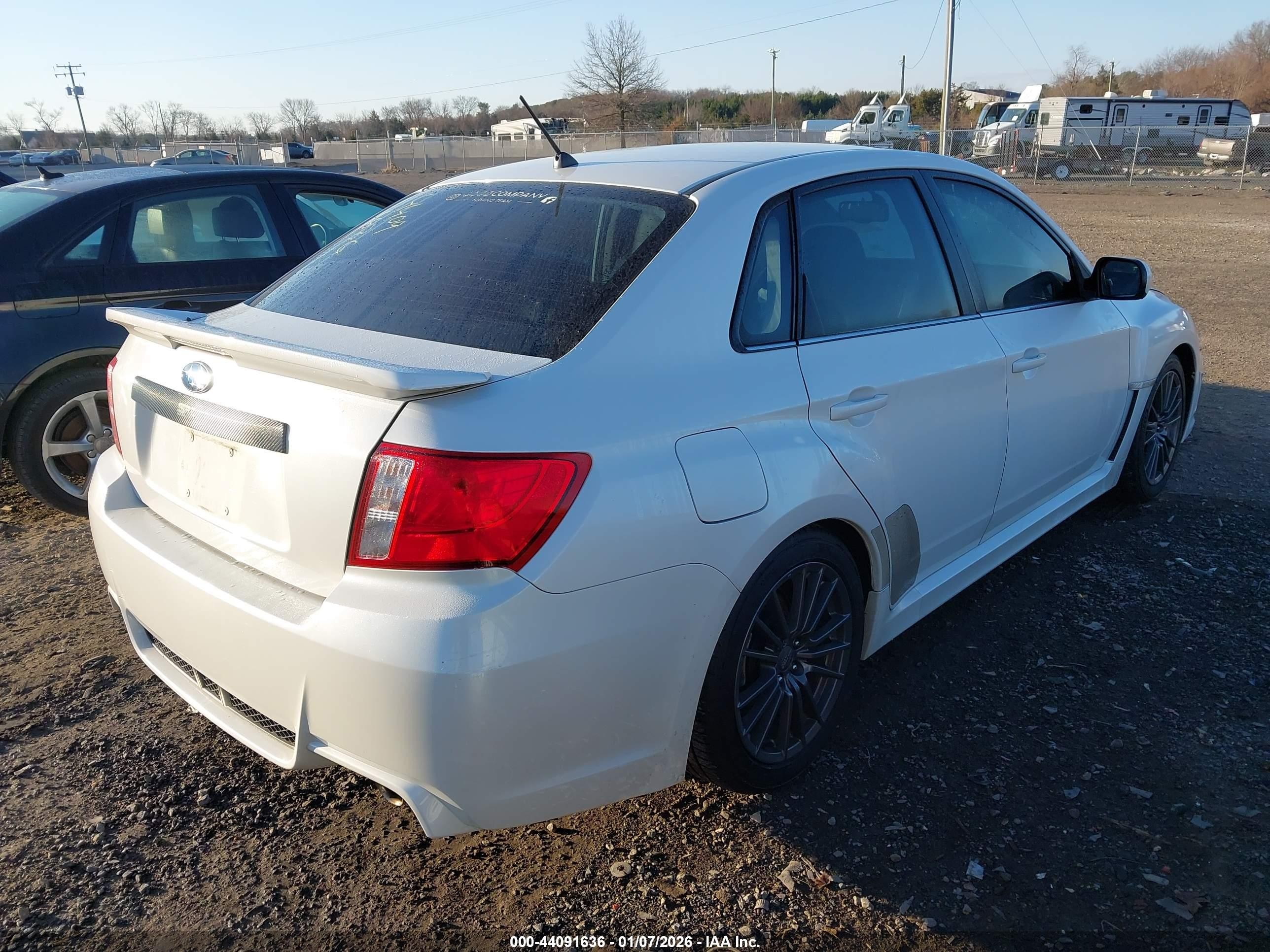 2011 Subaru Impreza Wrx Limited Белый vin: JF1GV7F69BG513977