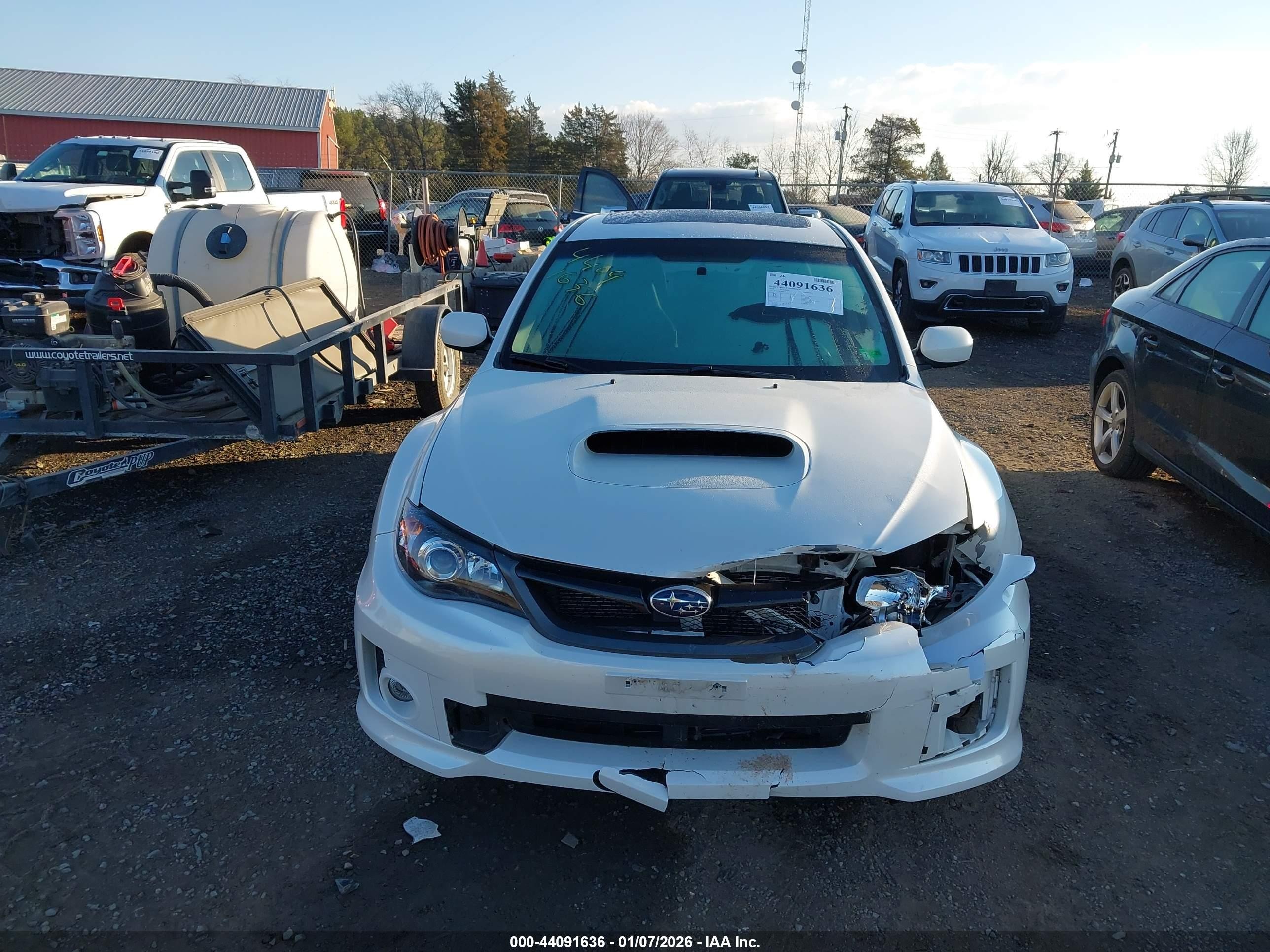 2011 Subaru Impreza Wrx Limited Белый vin: JF1GV7F69BG513977
