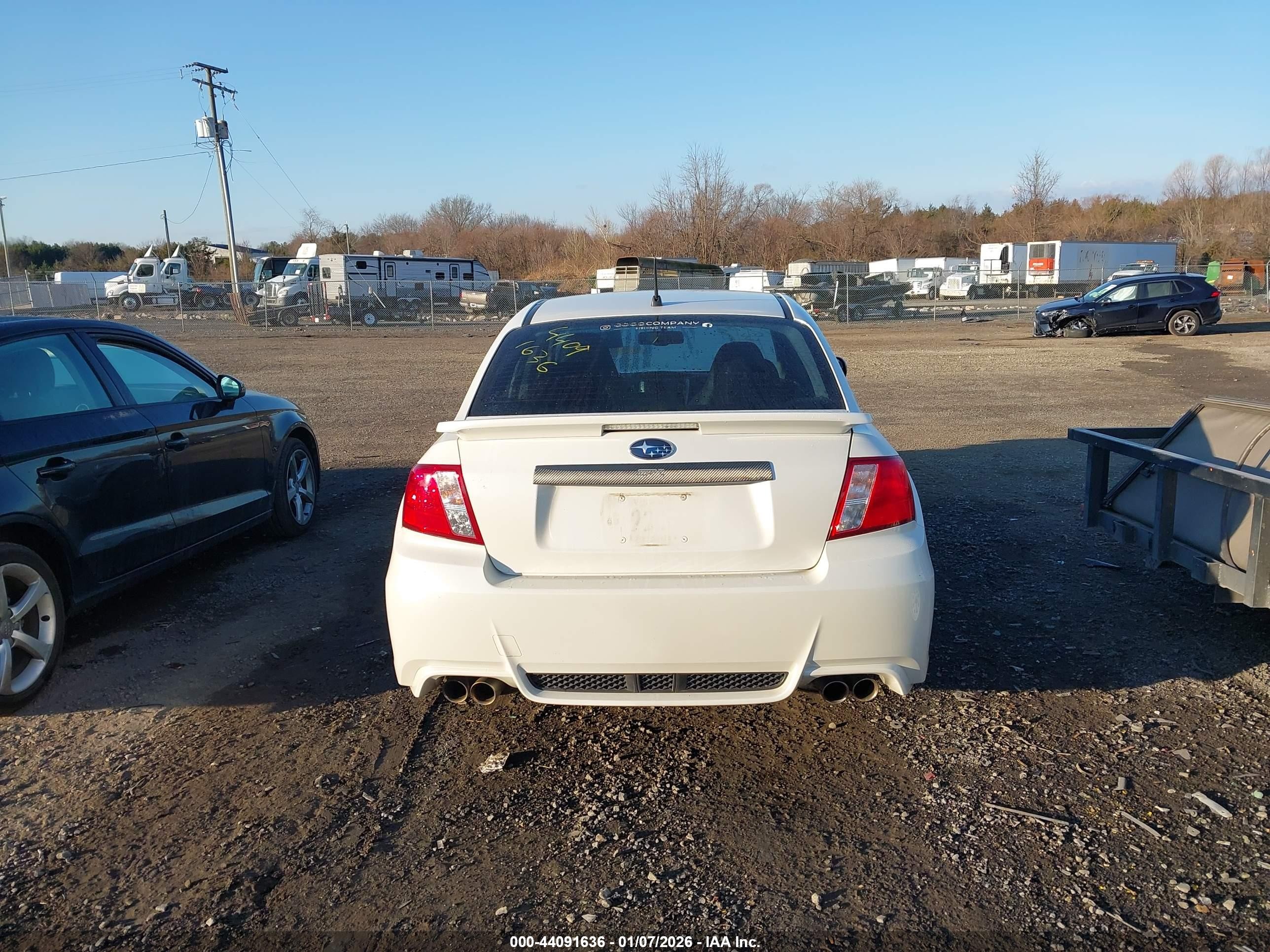 2011 Subaru Impreza Wrx Limited Белый vin: JF1GV7F69BG513977
