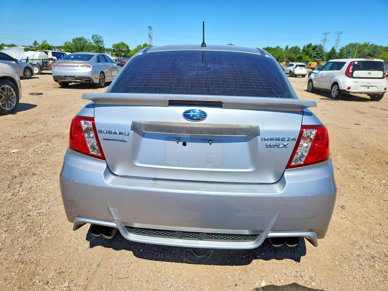 2014 Subaru Impreza Wrx Серебряный vin: JF1GV7F69EG007585