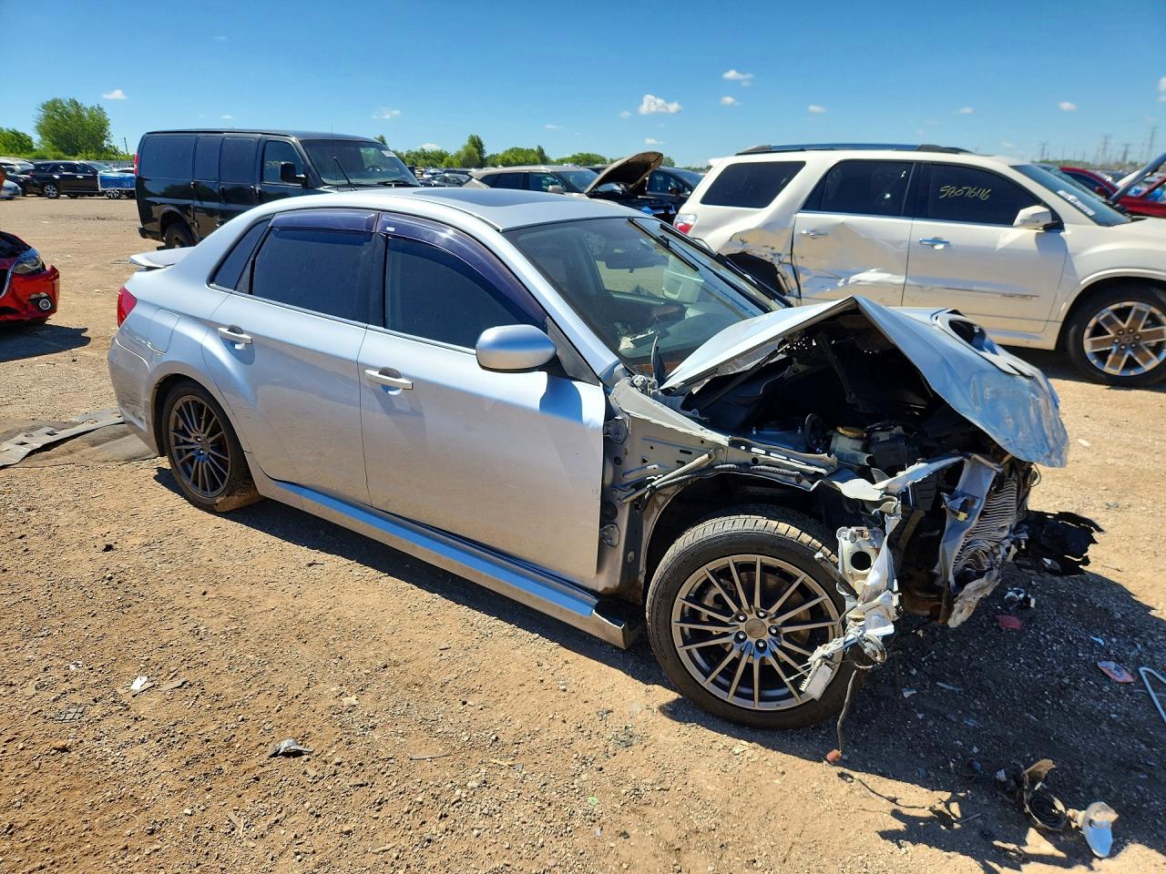 2014 Subaru Impreza Wrx Серебряный vin: JF1GV7F69EG007585