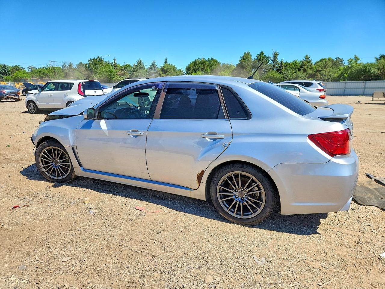 2014 Subaru Impreza Wrx Серебряный vin: JF1GV7F69EG007585