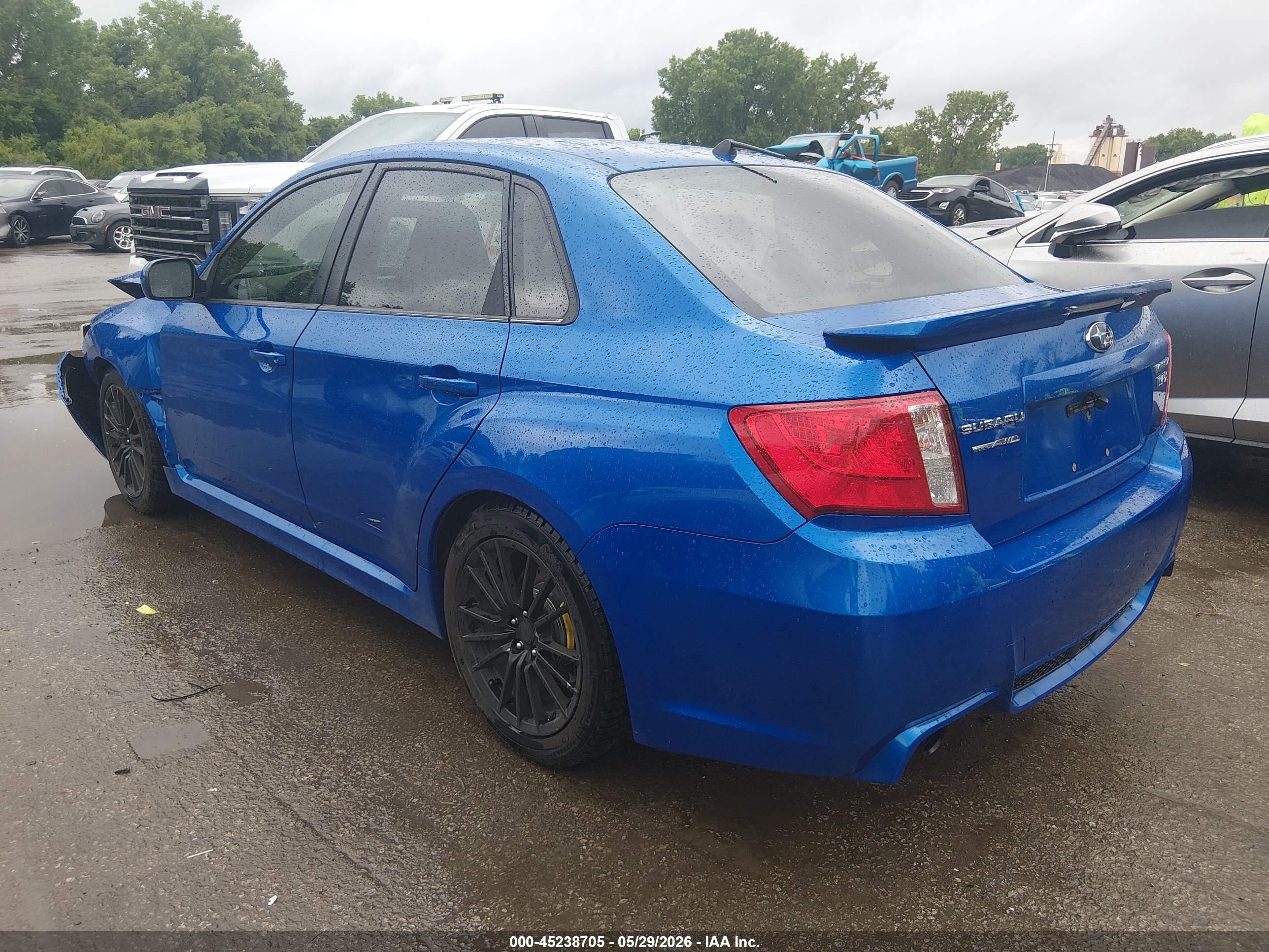 2014 Subaru Impreza Wrx Limited Blue vin: JF1GV7F69EG015962