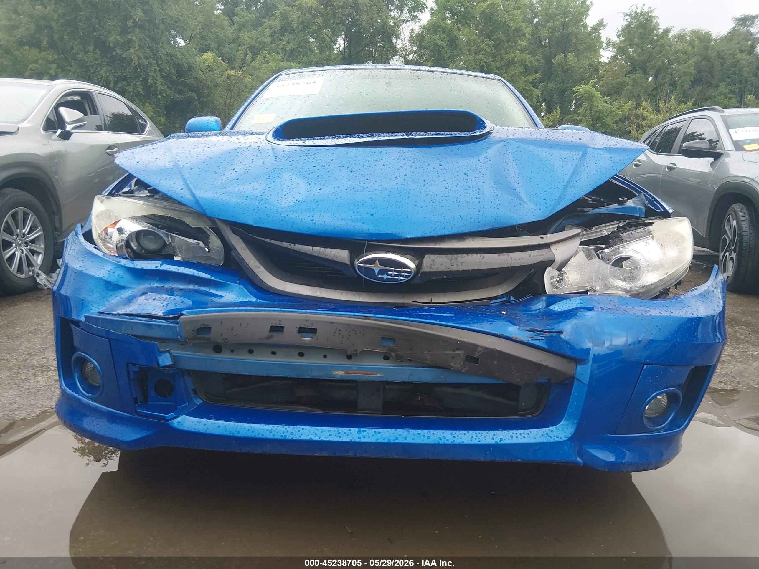 2014 Subaru Impreza Wrx Limited Blue vin: JF1GV7F69EG015962