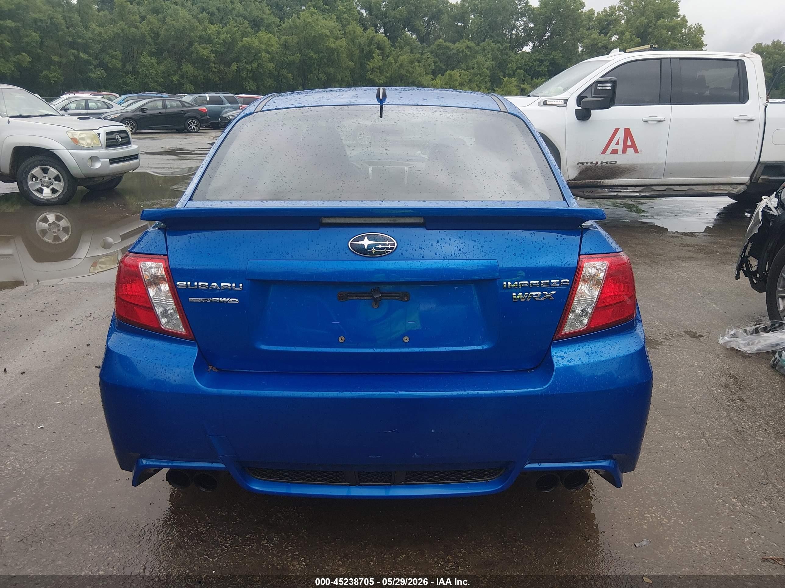 2014 Subaru Impreza Wrx Limited Blue vin: JF1GV7F69EG015962