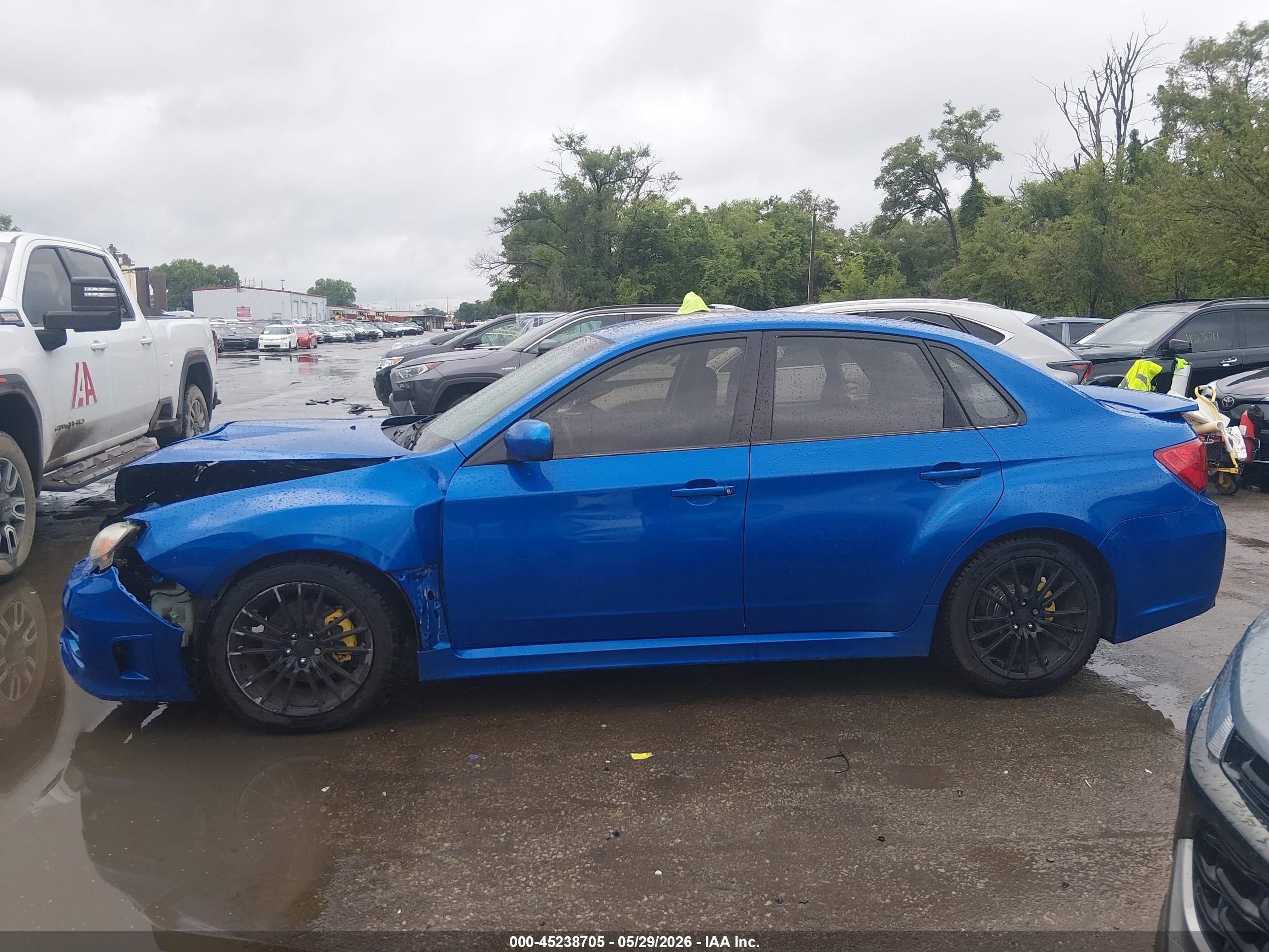2014 Subaru Impreza Wrx Limited Blue vin: JF1GV7F69EG015962