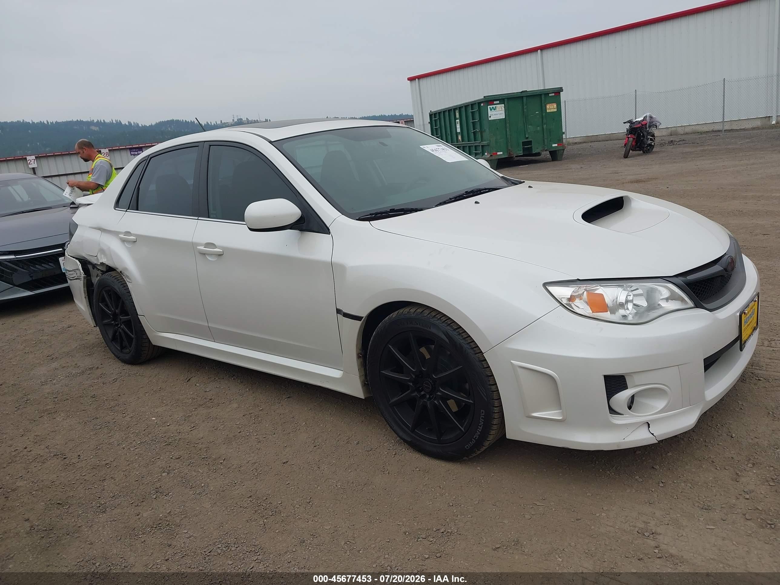 2012 Subaru Impreza Wrx Premium White vin: JF1GV7F6XCG002568
