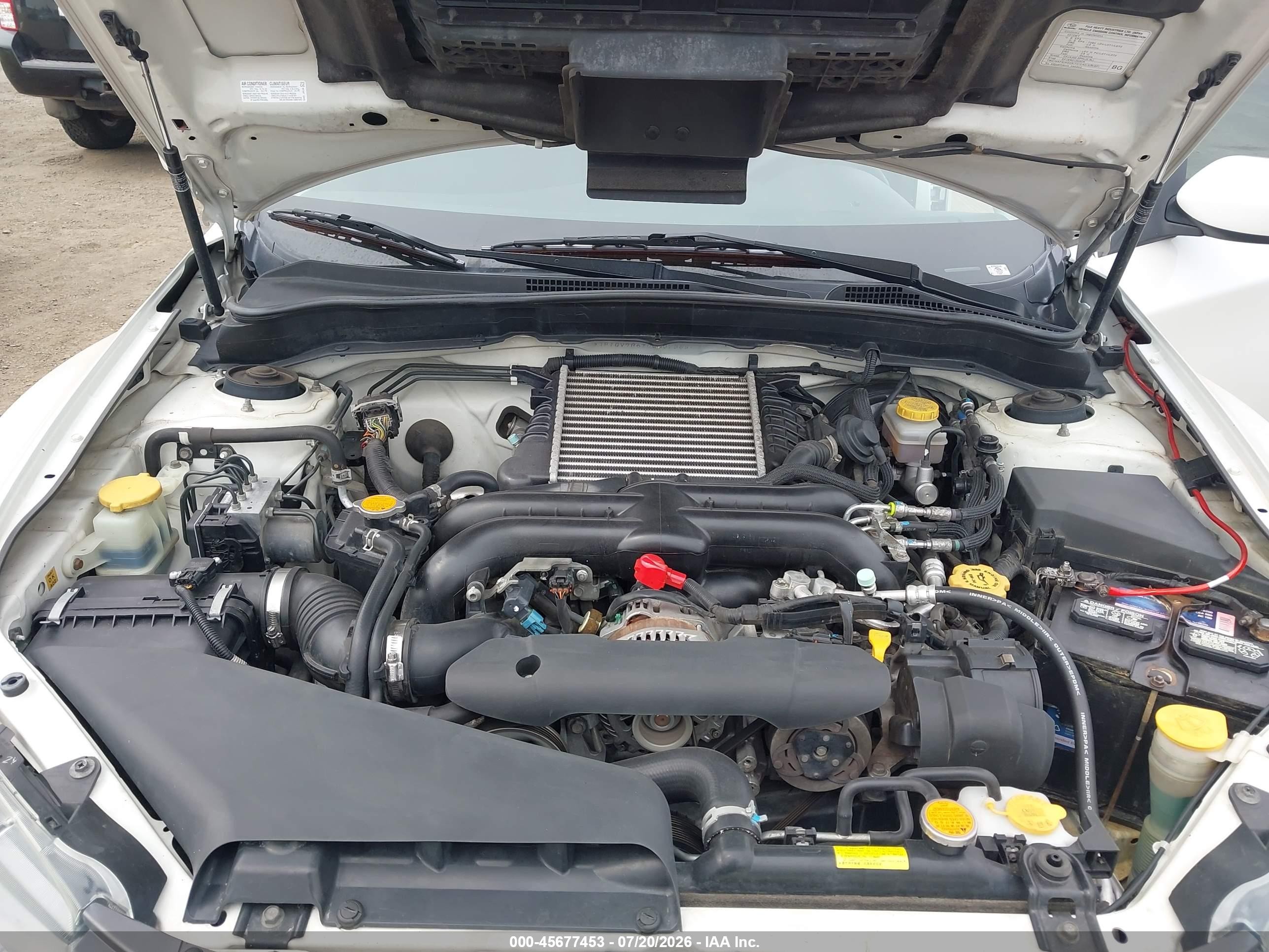 2012 Subaru Impreza Wrx Premium White vin: JF1GV7F6XCG002568