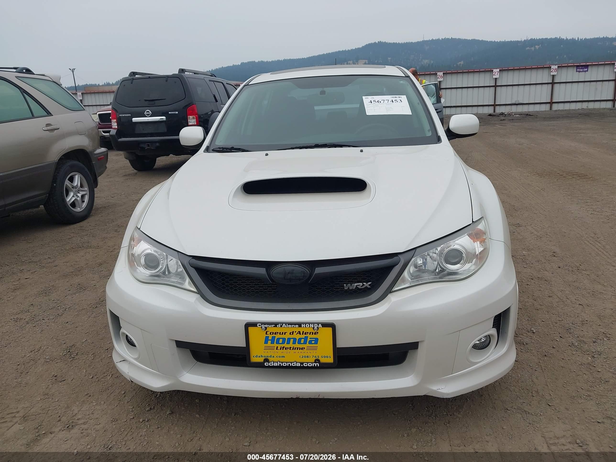 2012 Subaru Impreza Wrx Premium White vin: JF1GV7F6XCG002568