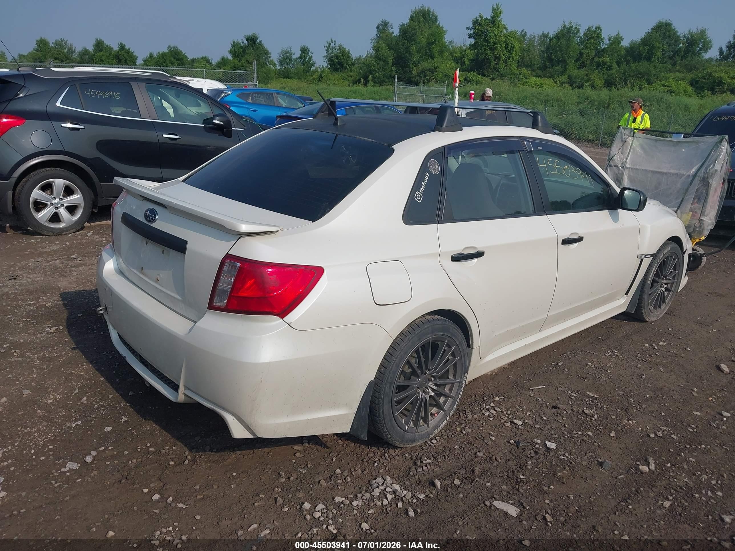 2012 Subaru Impreza Wrx Premium White vin: JF1GV7F6XCG003414