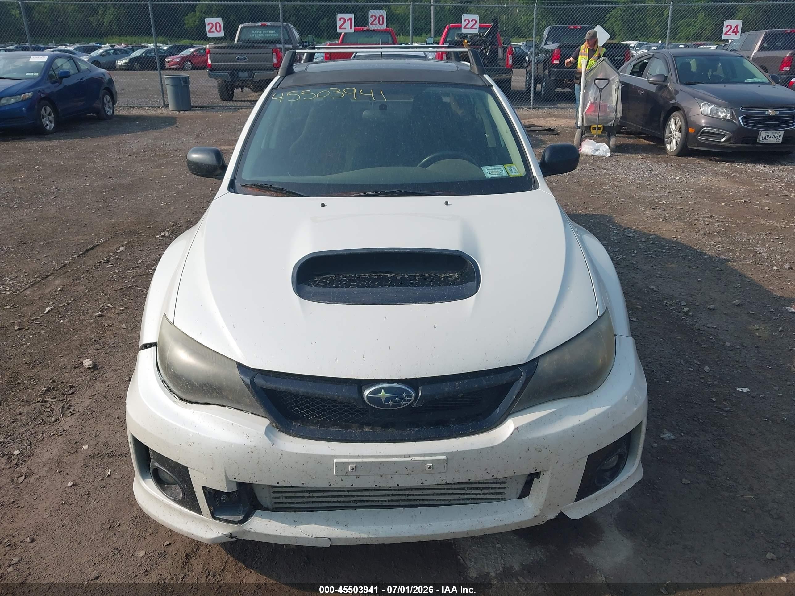 2012 Subaru Impreza Wrx Premium White vin: JF1GV7F6XCG003414
