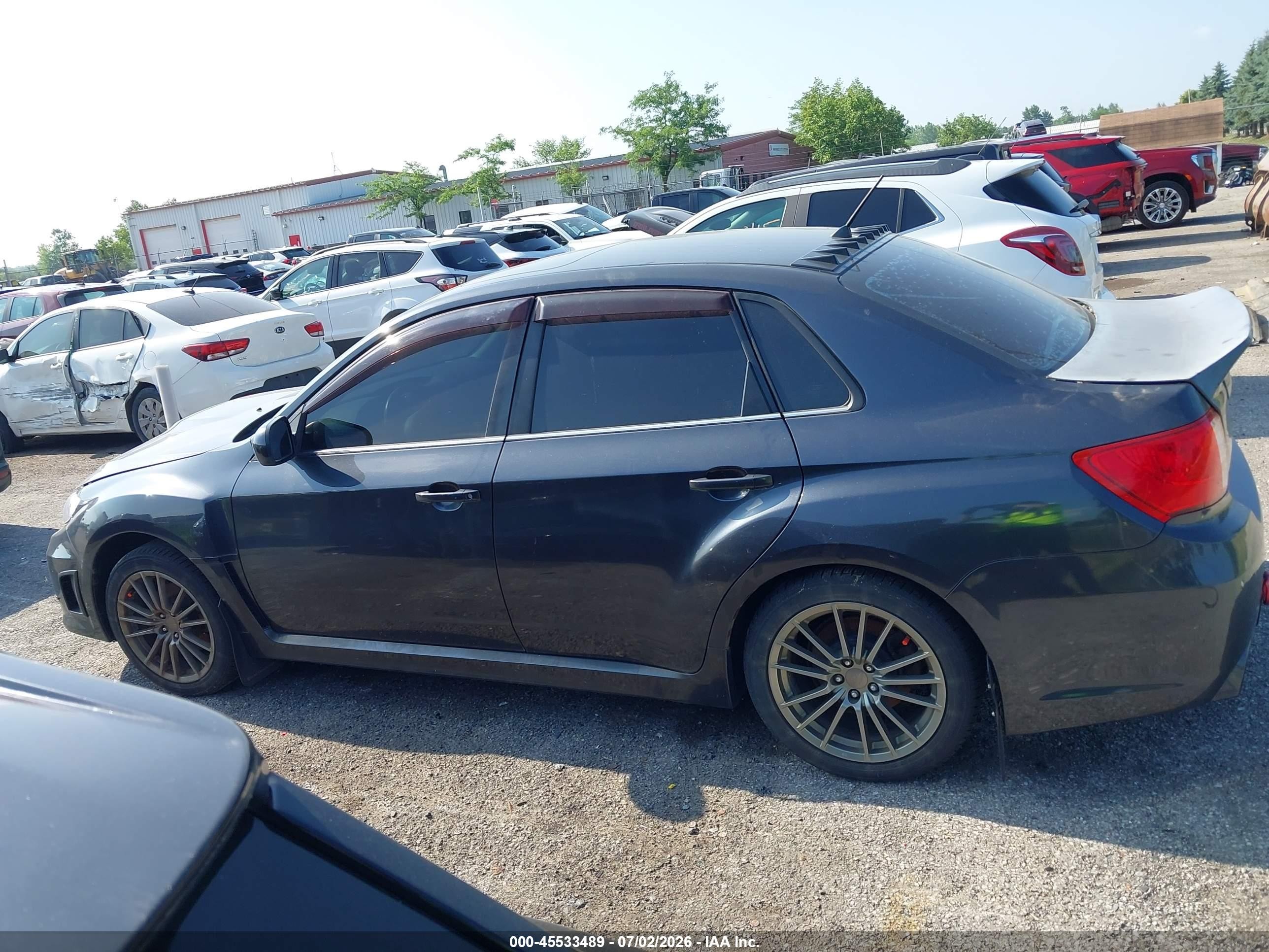 2014 Subaru Impreza Wrx Premium Gray vin: JF1GV7F6XEG009734