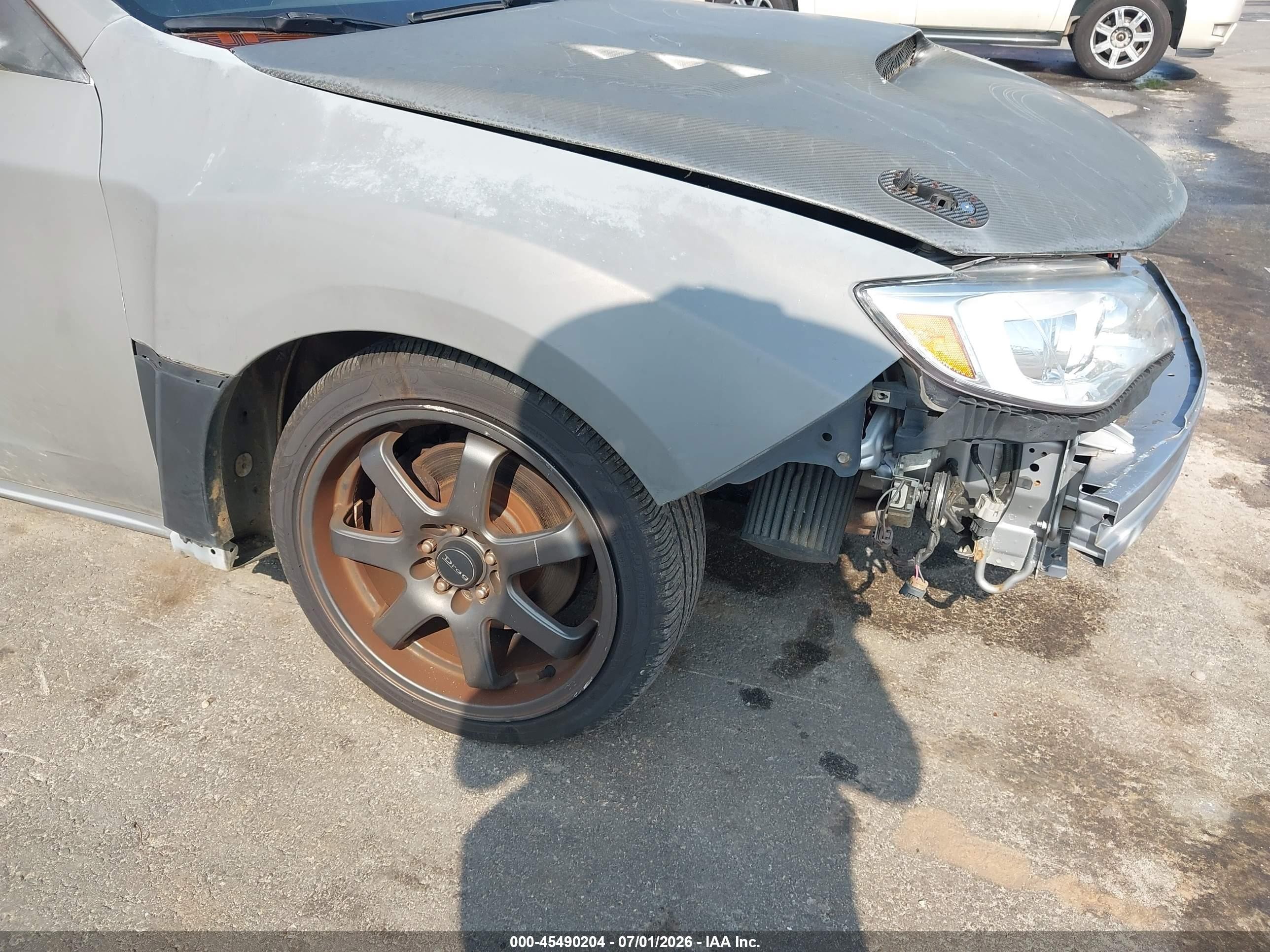 2014 Subaru Impreza Wrx Limited Gray vin: JF1GV7F6XEG012617