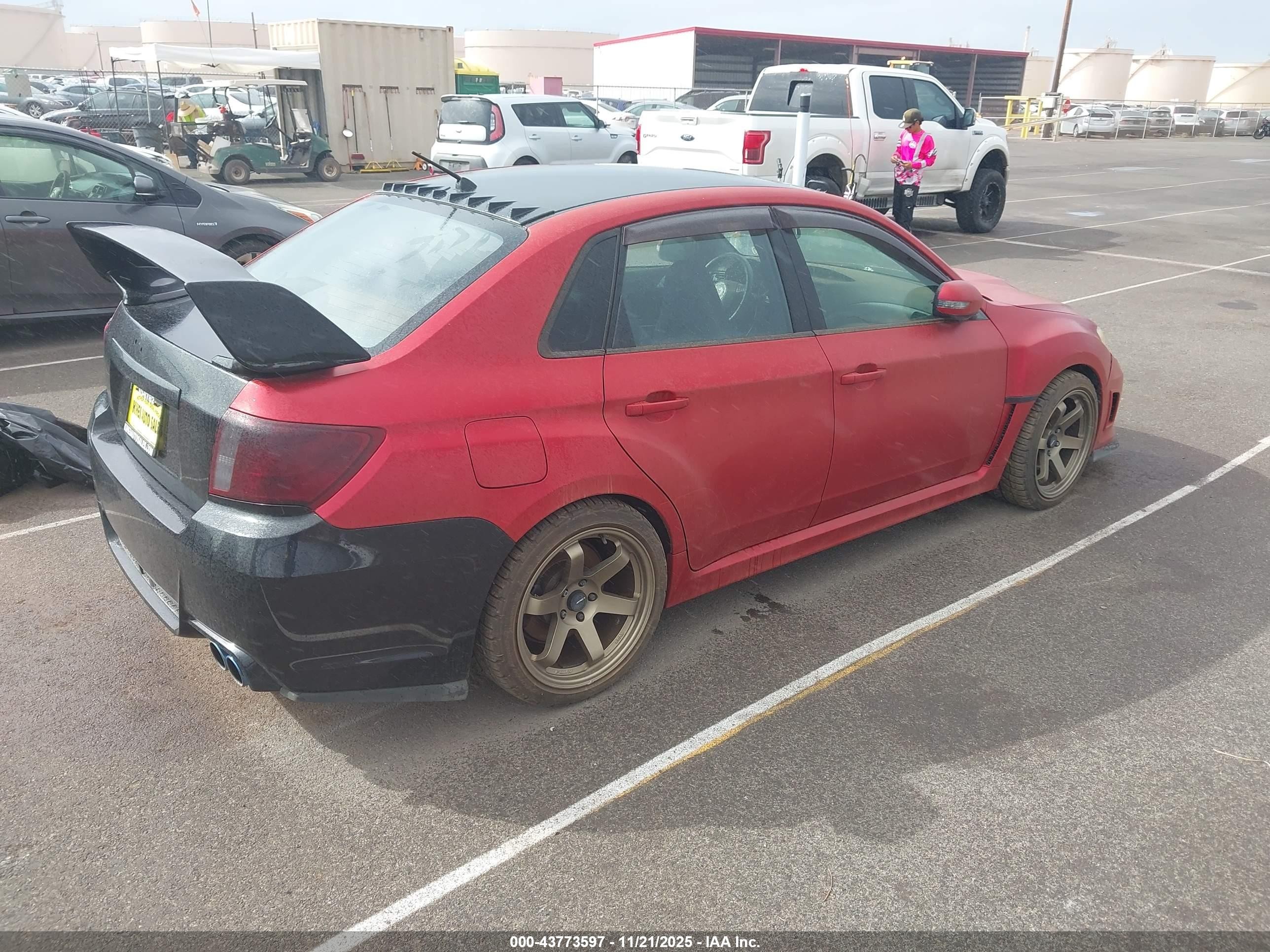 2014 Subaru Impreza Wrx Sti Красный vin: JF1GV8J60EL015997