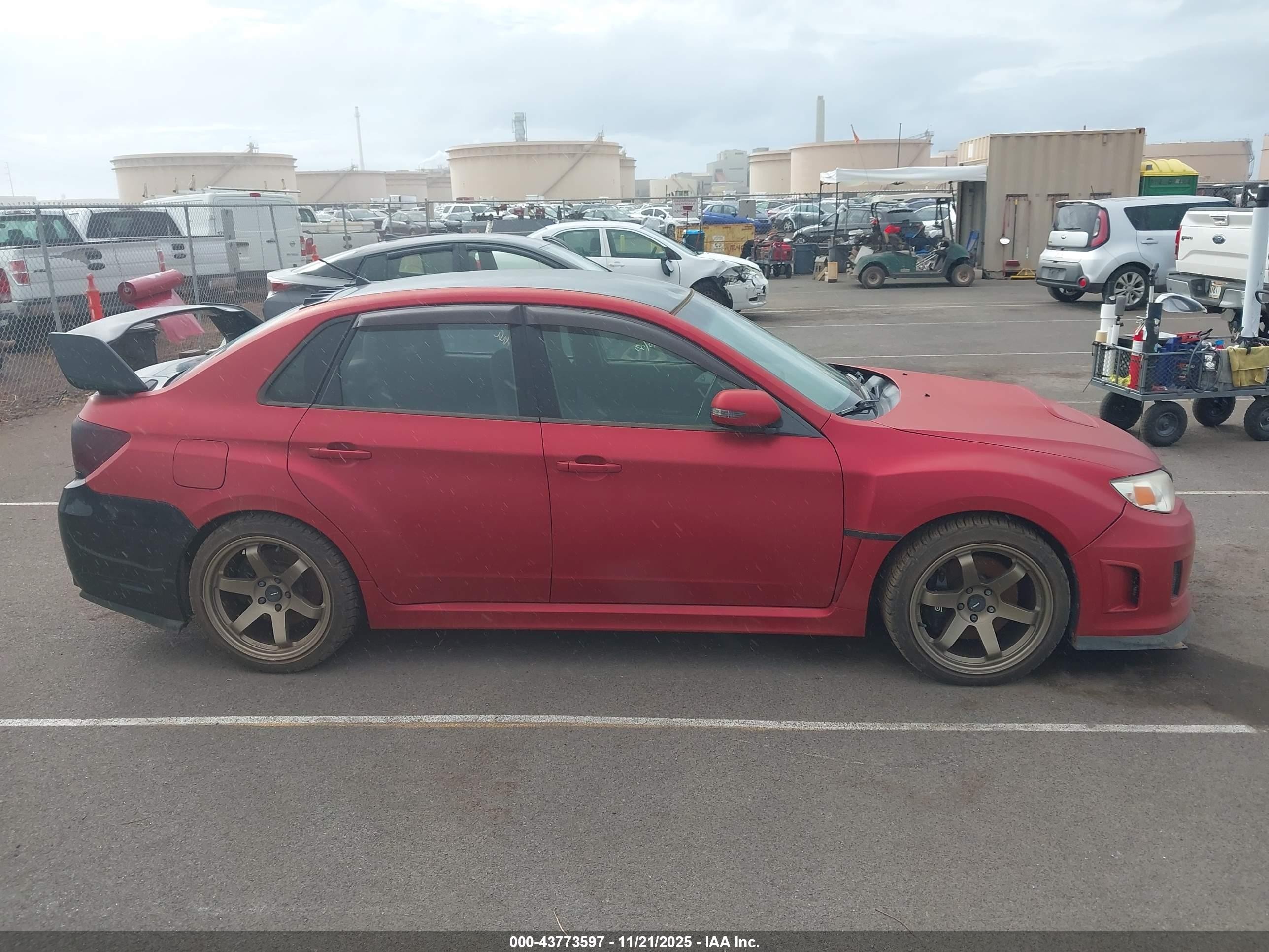 2014 Subaru Impreza Wrx Sti Красный vin: JF1GV8J60EL015997