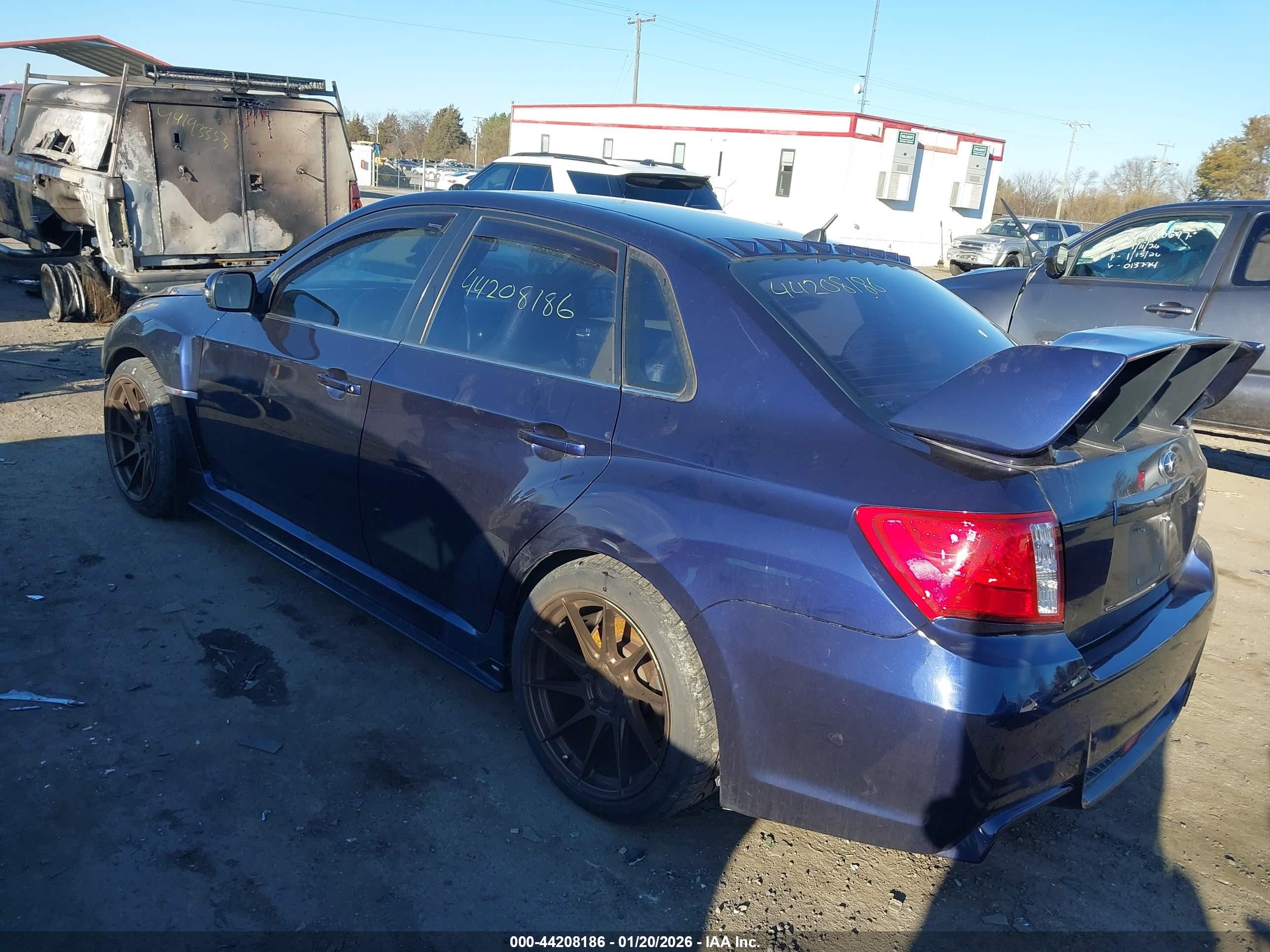 2012 Subaru Impreza Wrx Sti Limited Blue vin: JF1GV8J62CL021684