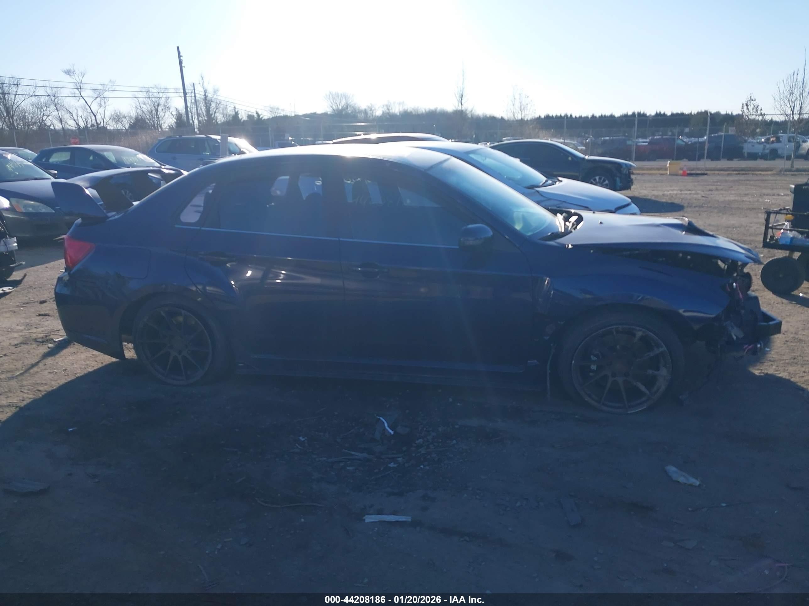 2012 Subaru Impreza Wrx Sti Limited Blue vin: JF1GV8J62CL021684