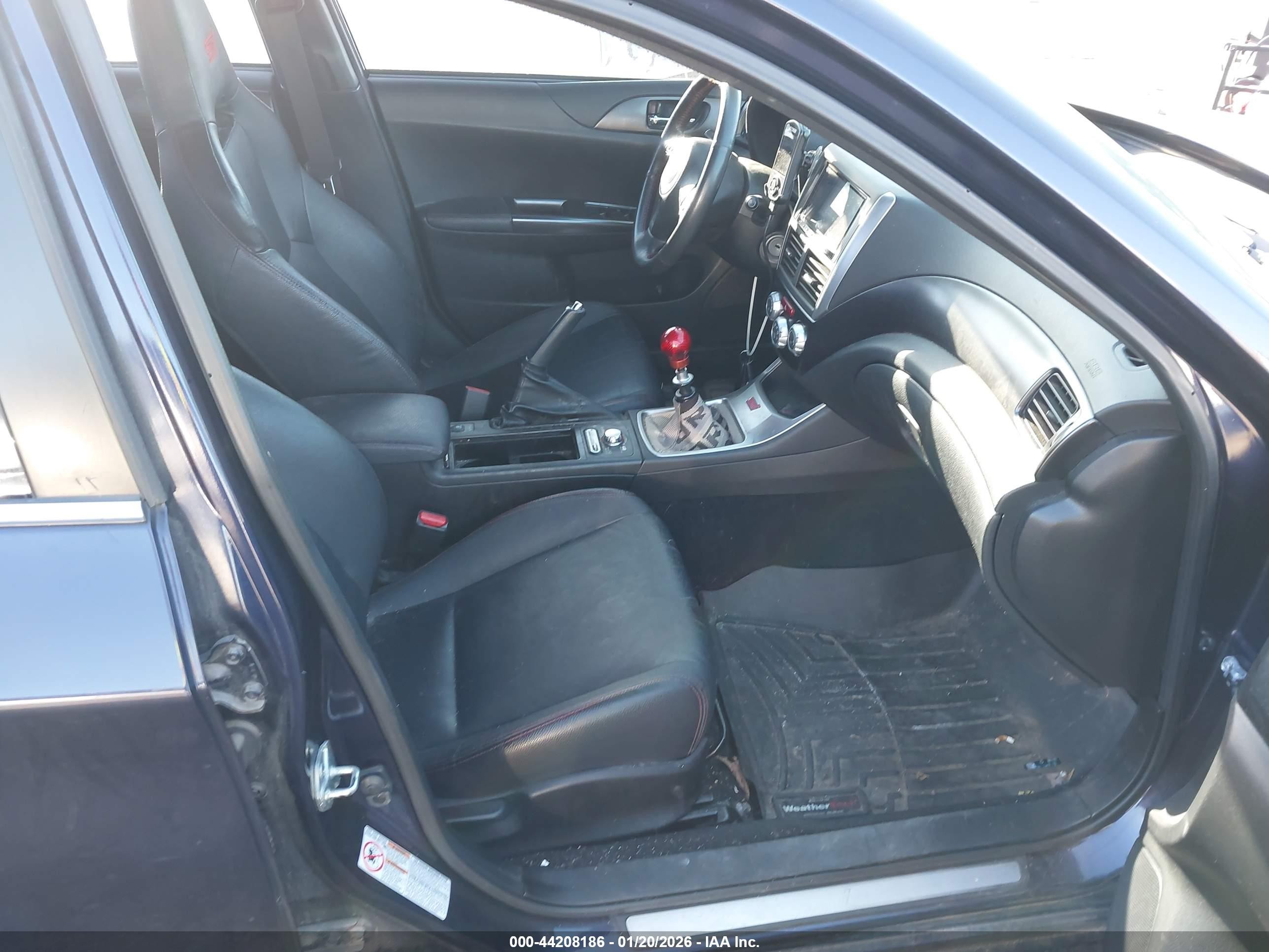 2012 Subaru Impreza Wrx Sti Limited Blue vin: JF1GV8J62CL021684