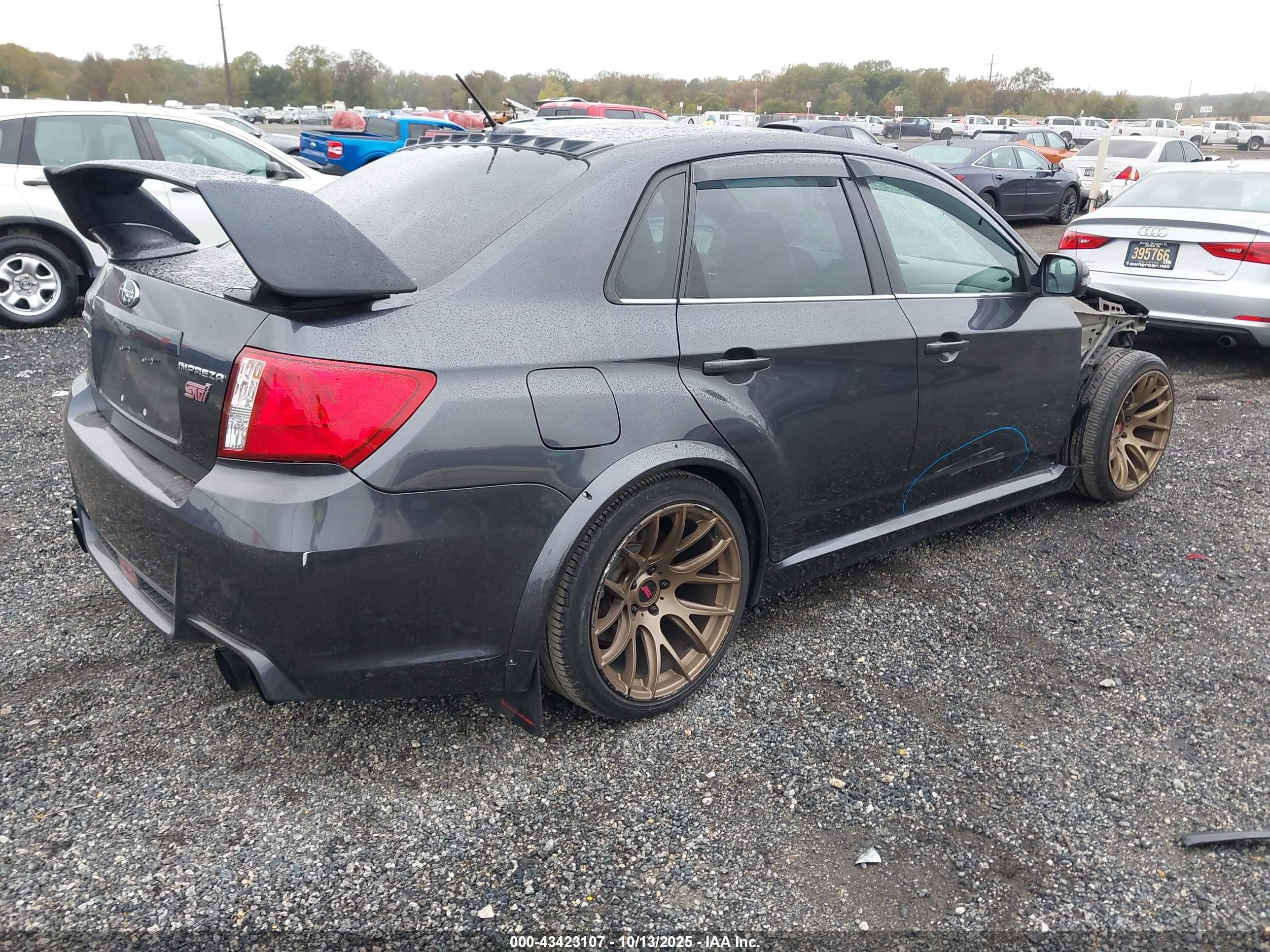 2014 Subaru Impreza Wrx Sti Limited Silver vin: JF1GV8J62EL004791
