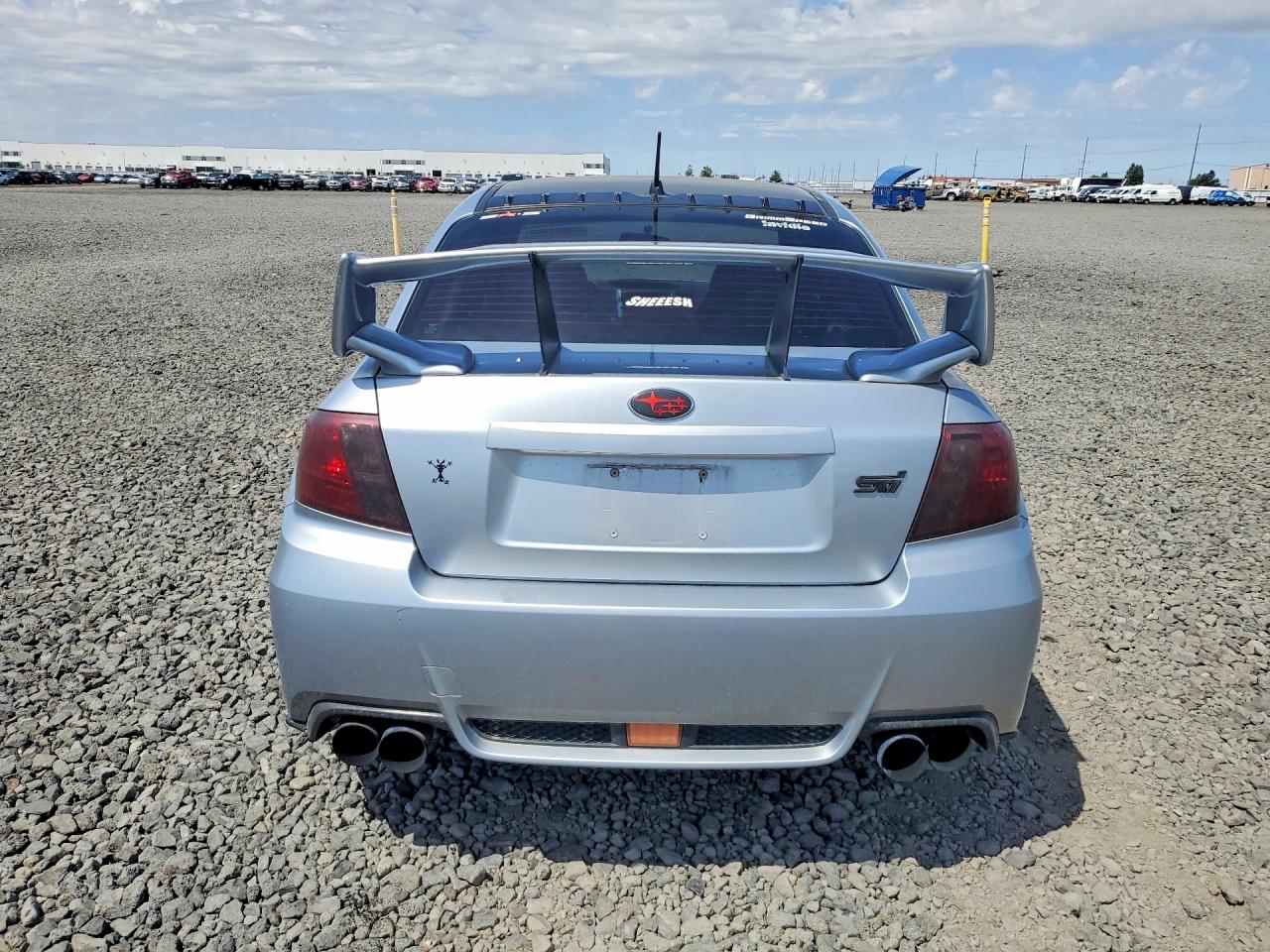 2014 Subaru Impreza Wrx Sti Silver vin: JF1GV8J62EL011319