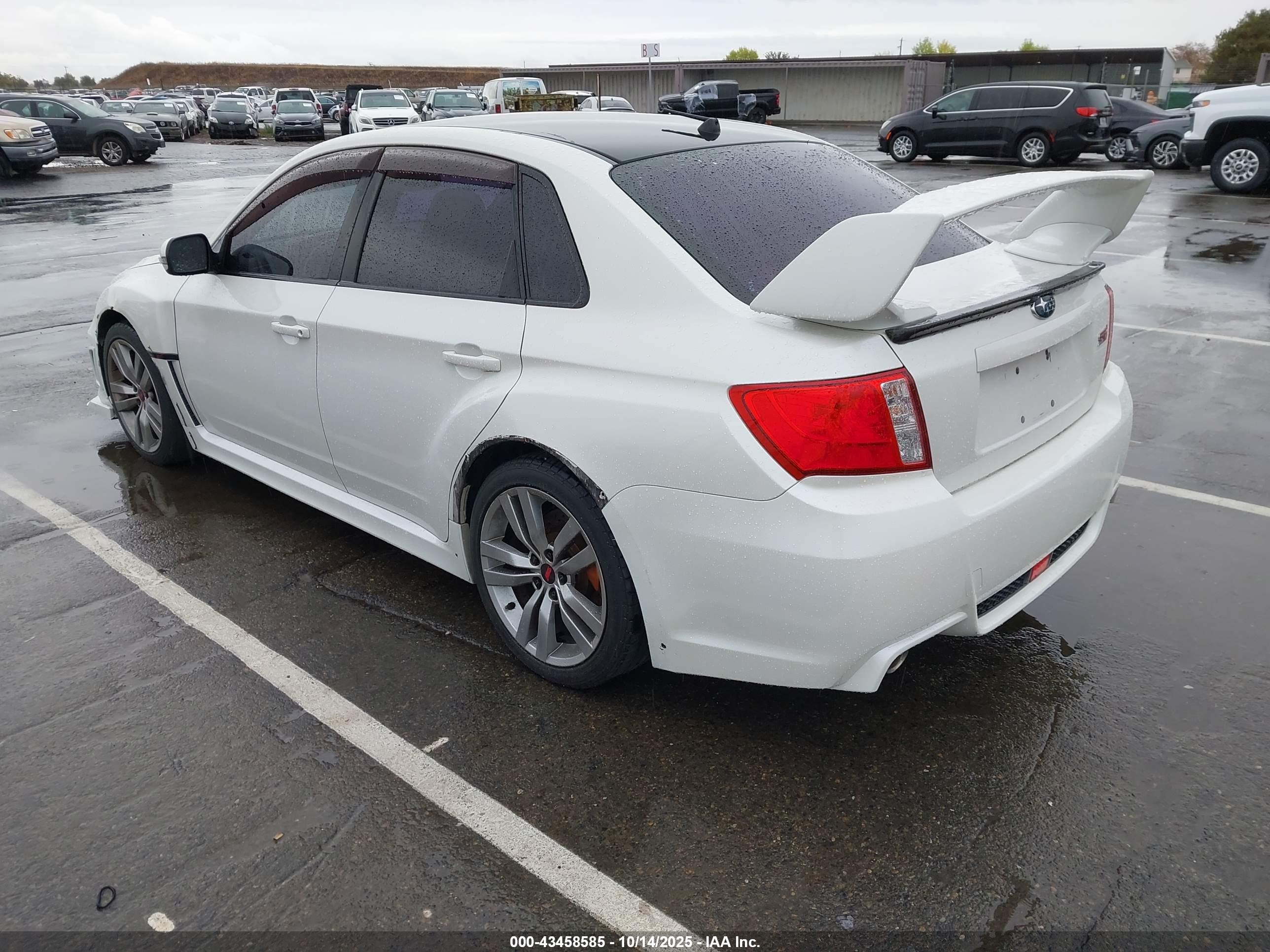 2014 Subaru Impreza Wrx Sti Limited White vin: JF1GV8J62EL012633